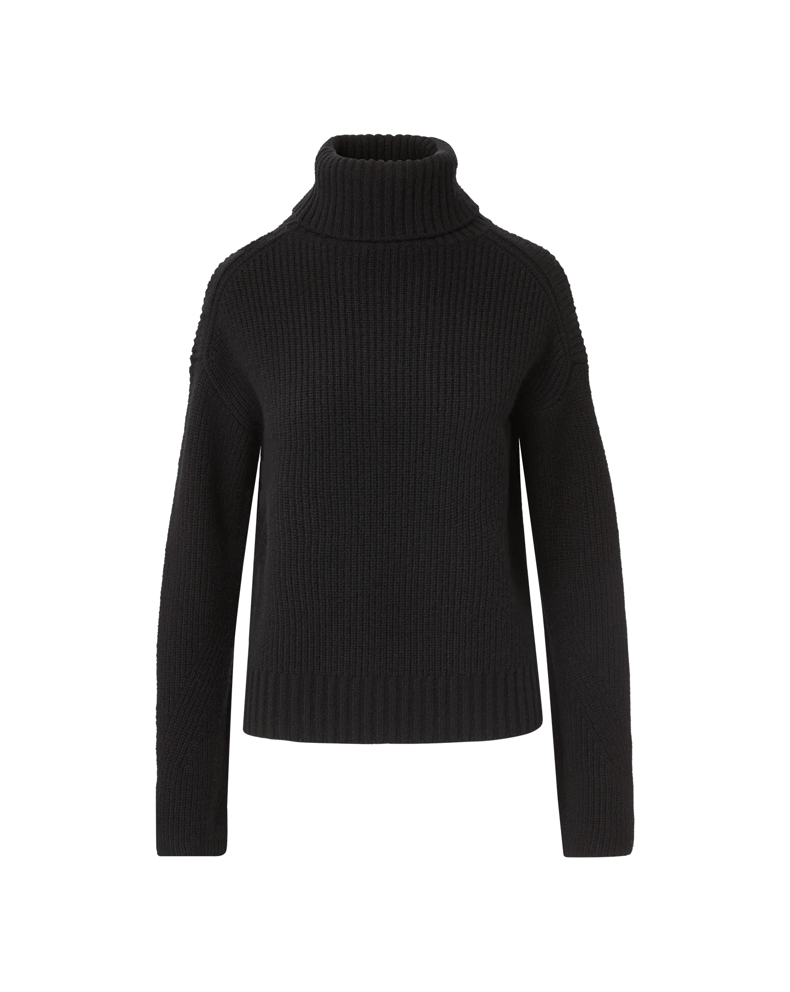 Matilda Cashmere Turtleneck Sweater Odor Resistant Finish