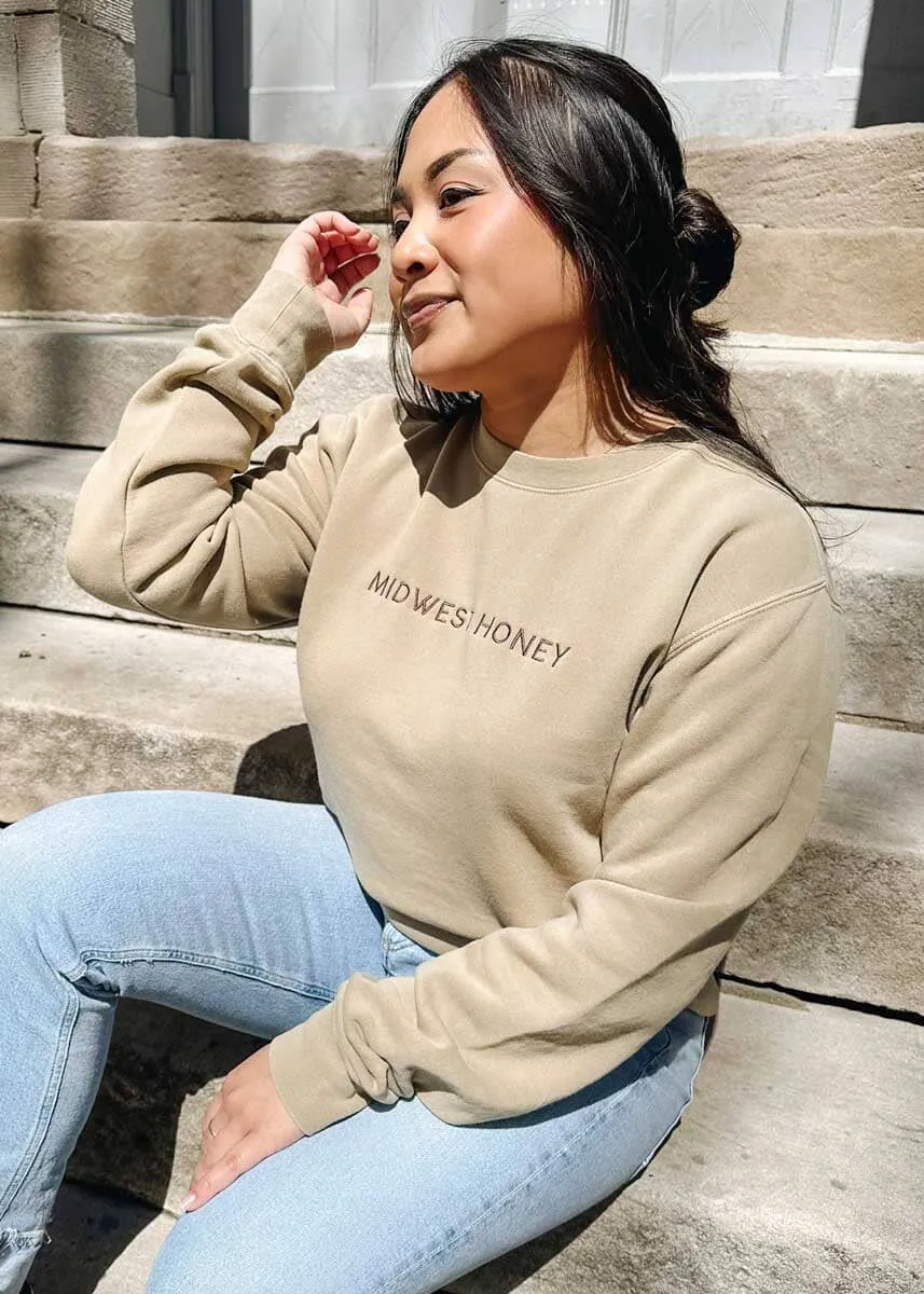 Midwest Honey Sweatshirt Comfortable apparel Cozy Wearable