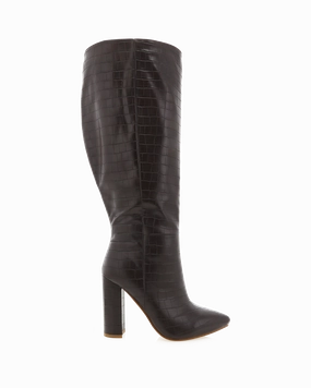 Padded Interior Rural Traveler MILLA CURVE - CHOCOLATE CROC