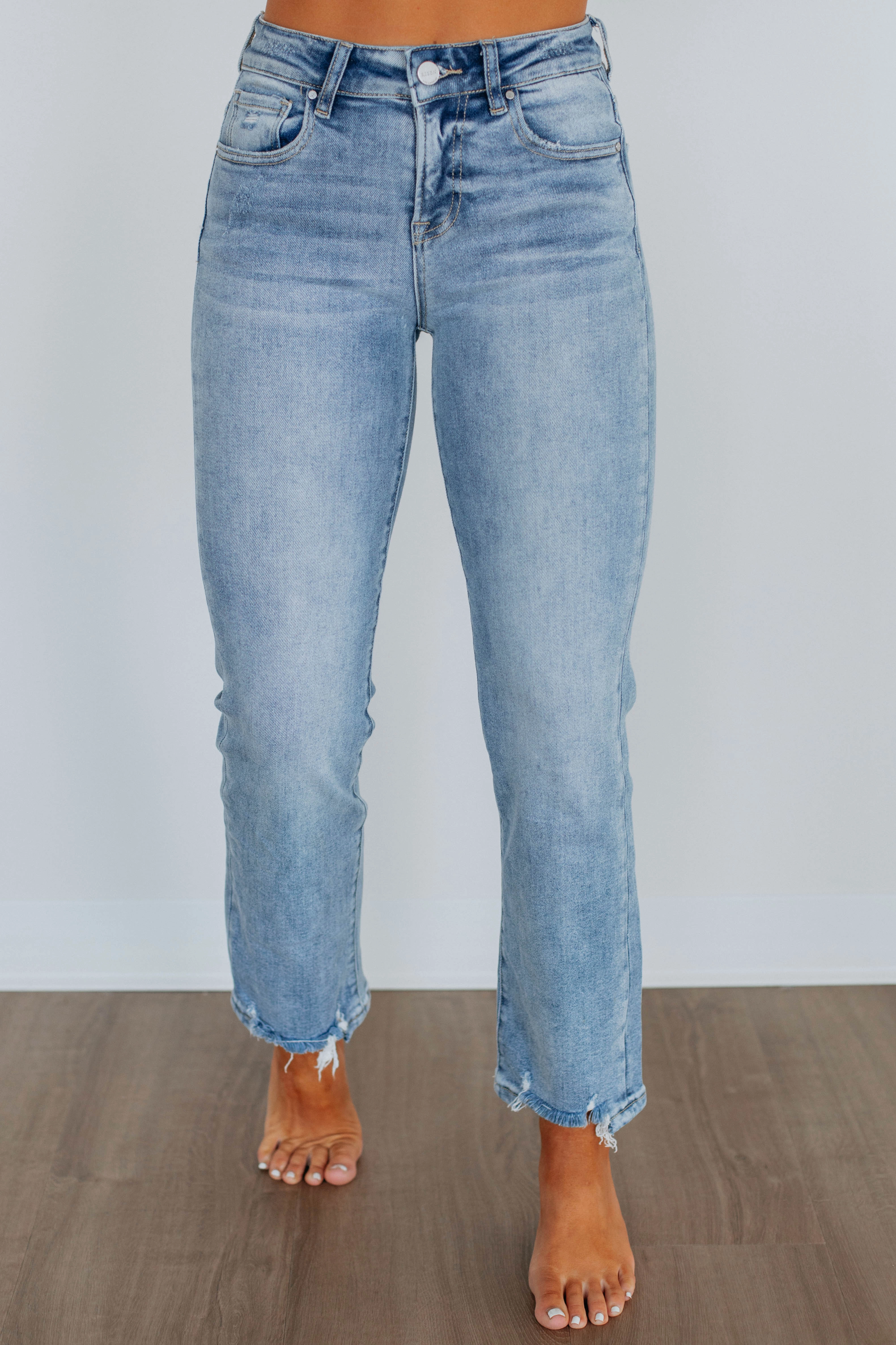 Minimal Fit Minimalist Style Family Style Comfy Millie Risen Jeans - Medium Wash