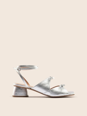Evening Edge Effortless Design Mira Silver Heel