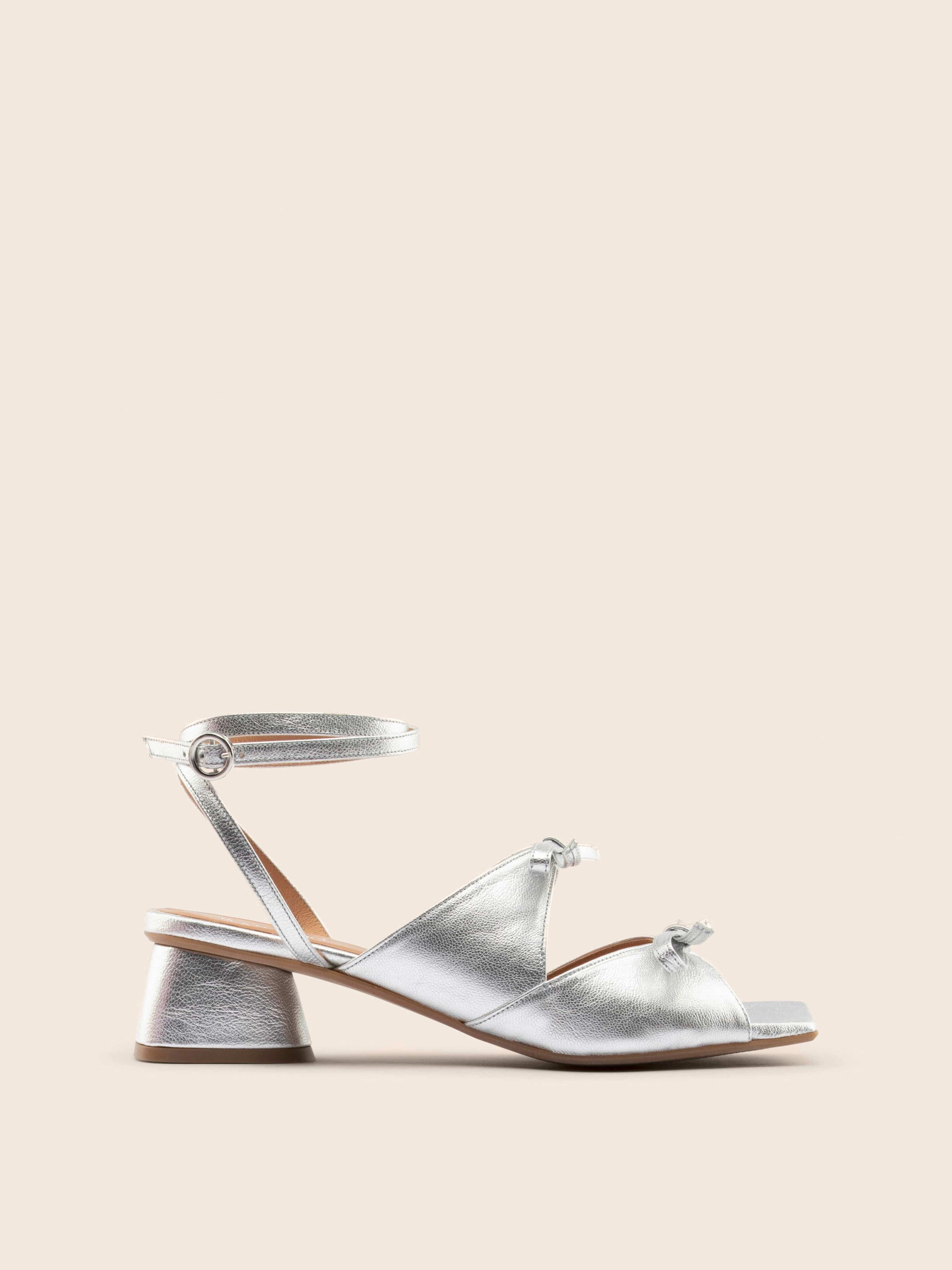 Evening Edge Effortless Design Mira Silver Heel