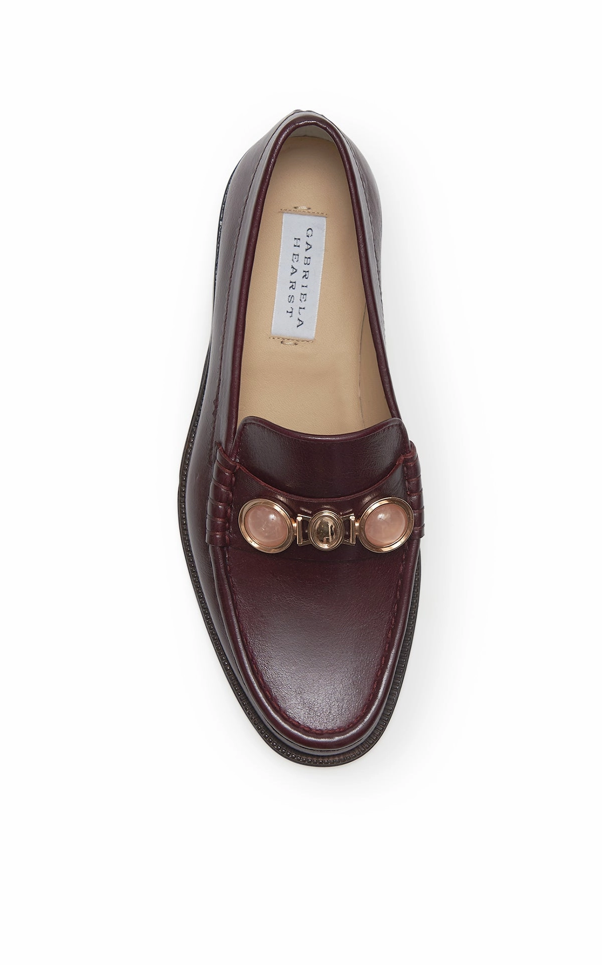 Strong Power Melchora Stone Loafer in Bordeaux Leather