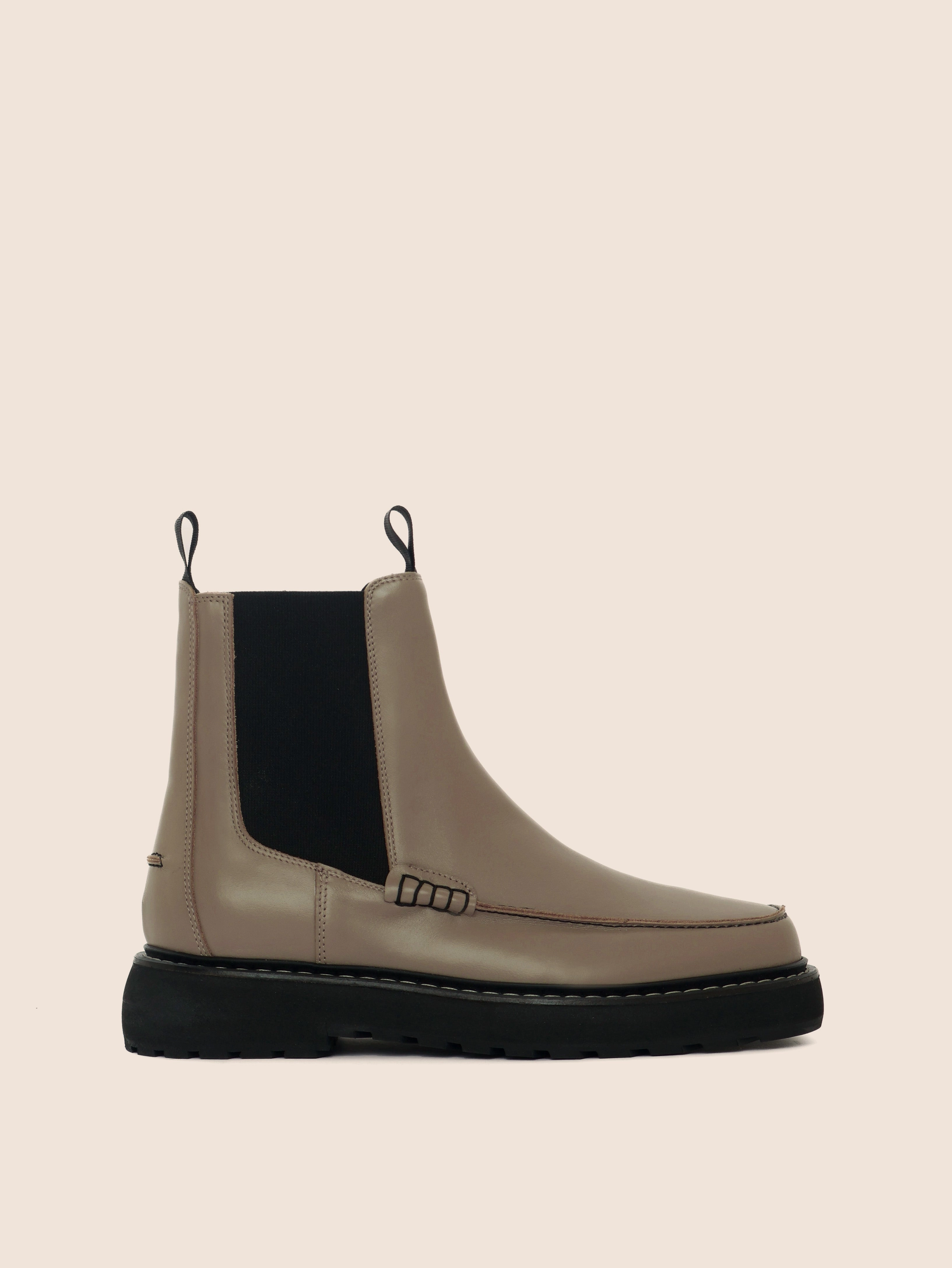 Lagoa Taupe Unlined Boot Modern Cut Slip Resistant Daily Walks