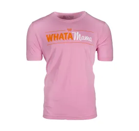 Double Layered Hem Pink WhataMama Tee