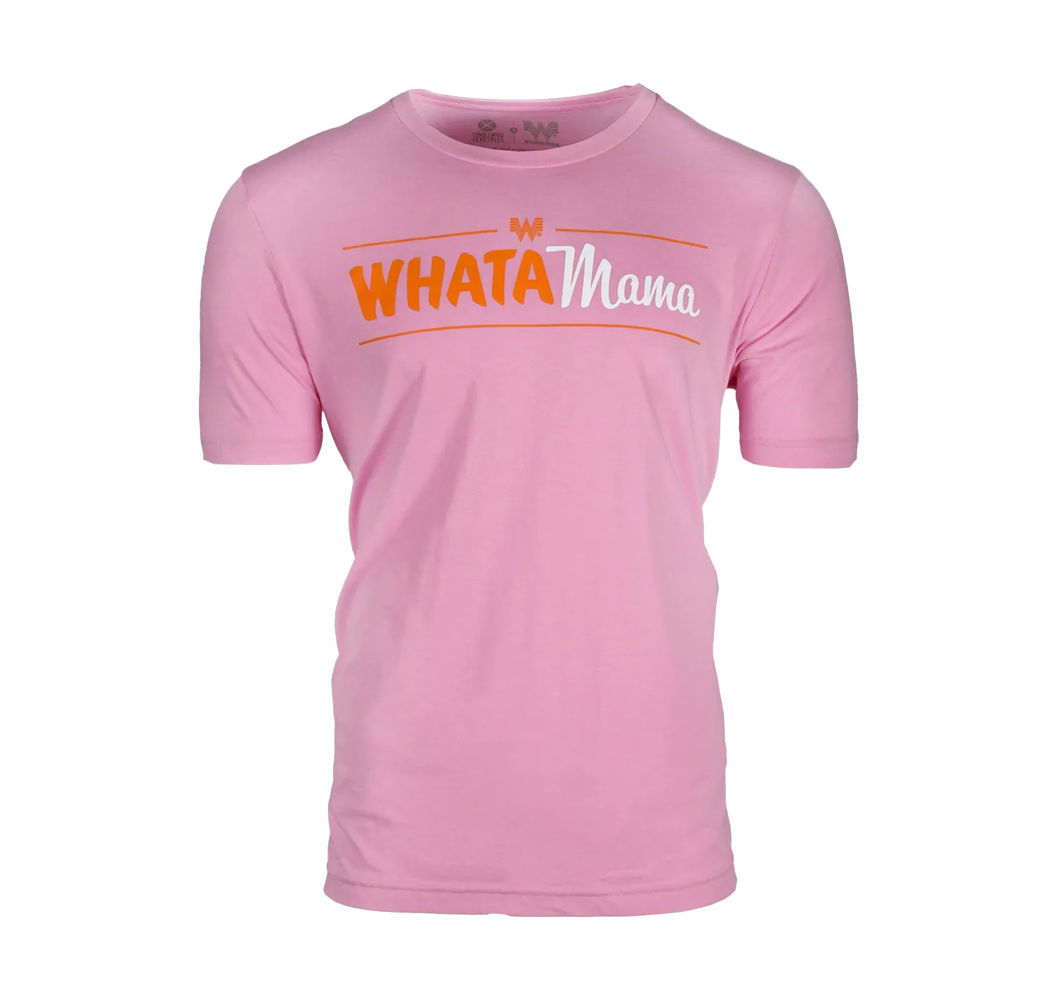 Double Layered Hem Pink WhataMama Tee