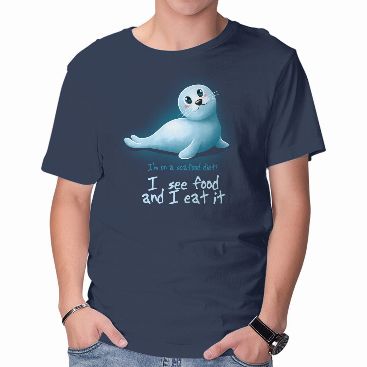 Seafood Diet Casual Style Stylish Design