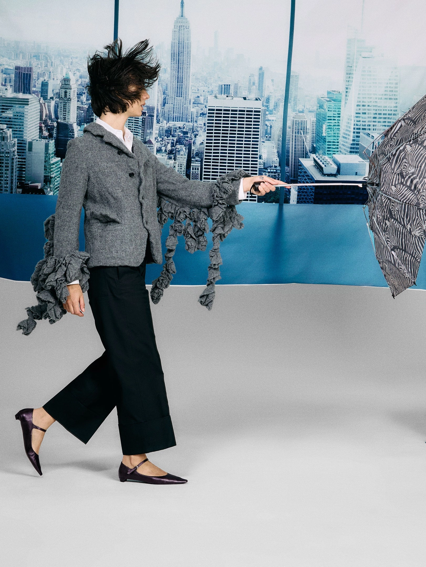 Sun Rise Muriel Plum Ballerina