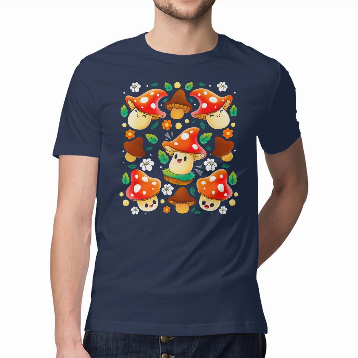 Tagless Neckline Mushroom