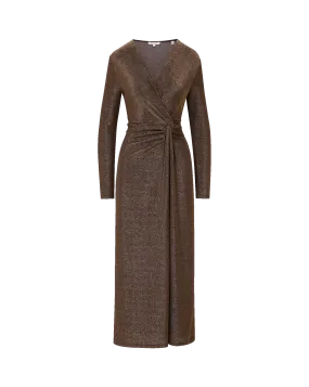 Tactile Feel Neomie Metallic Midi Dress