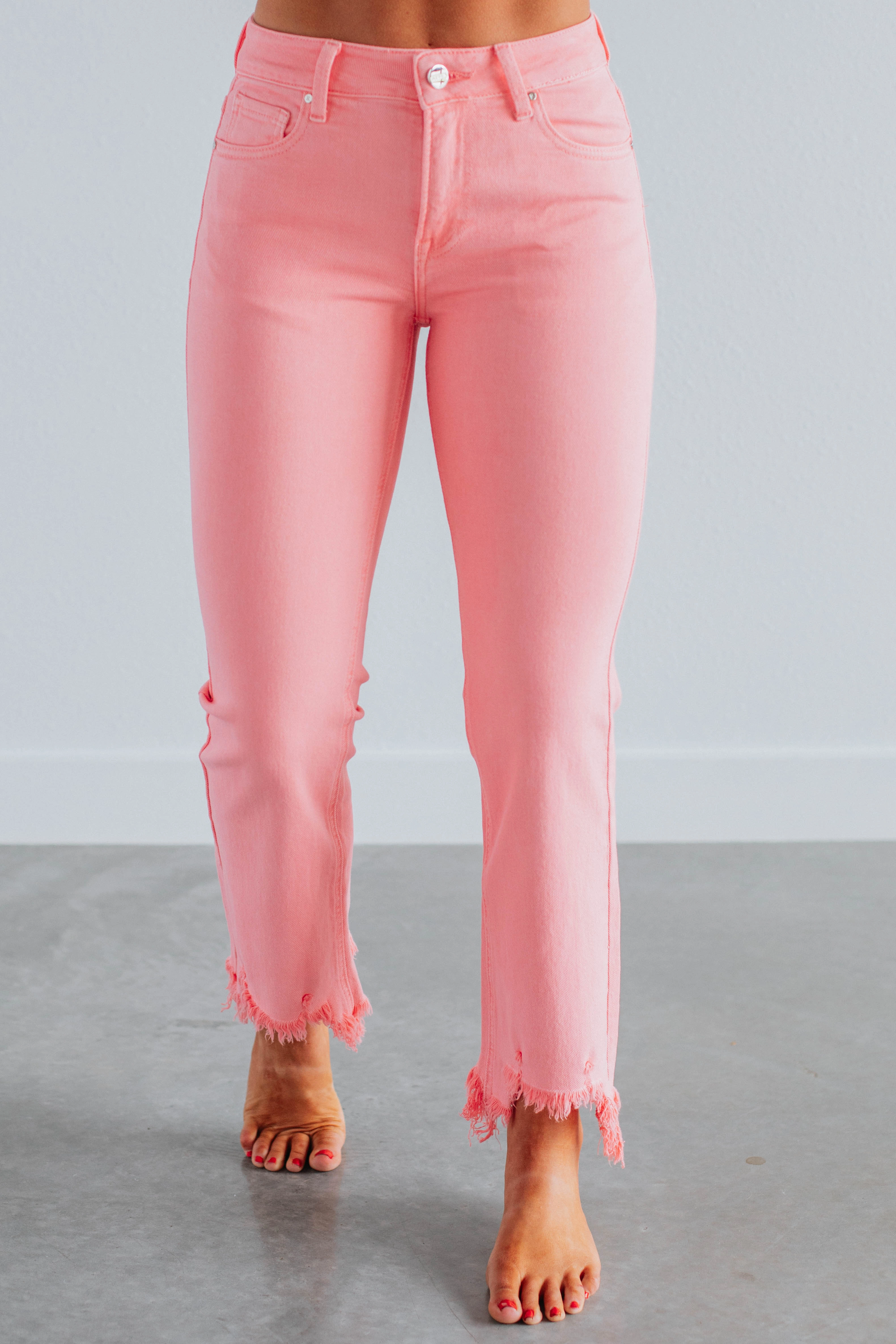 General Fit Neona Risen Jeans - Flamingo