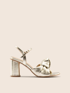 Noto Gold Heel London Edge Stylish Straps