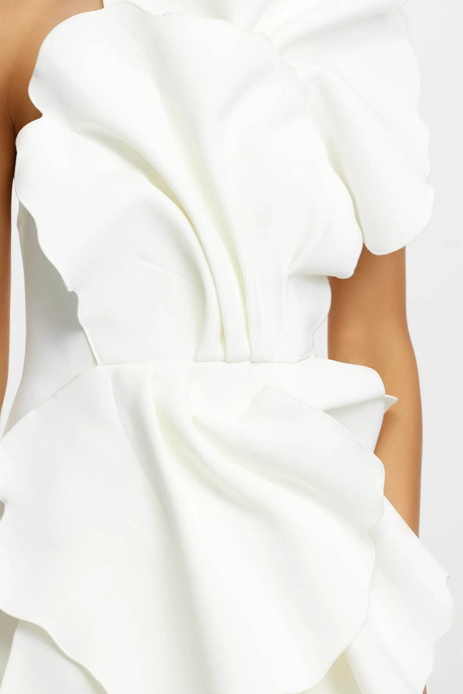 Fine Texture Casual Fit OAKE MINI DRESS