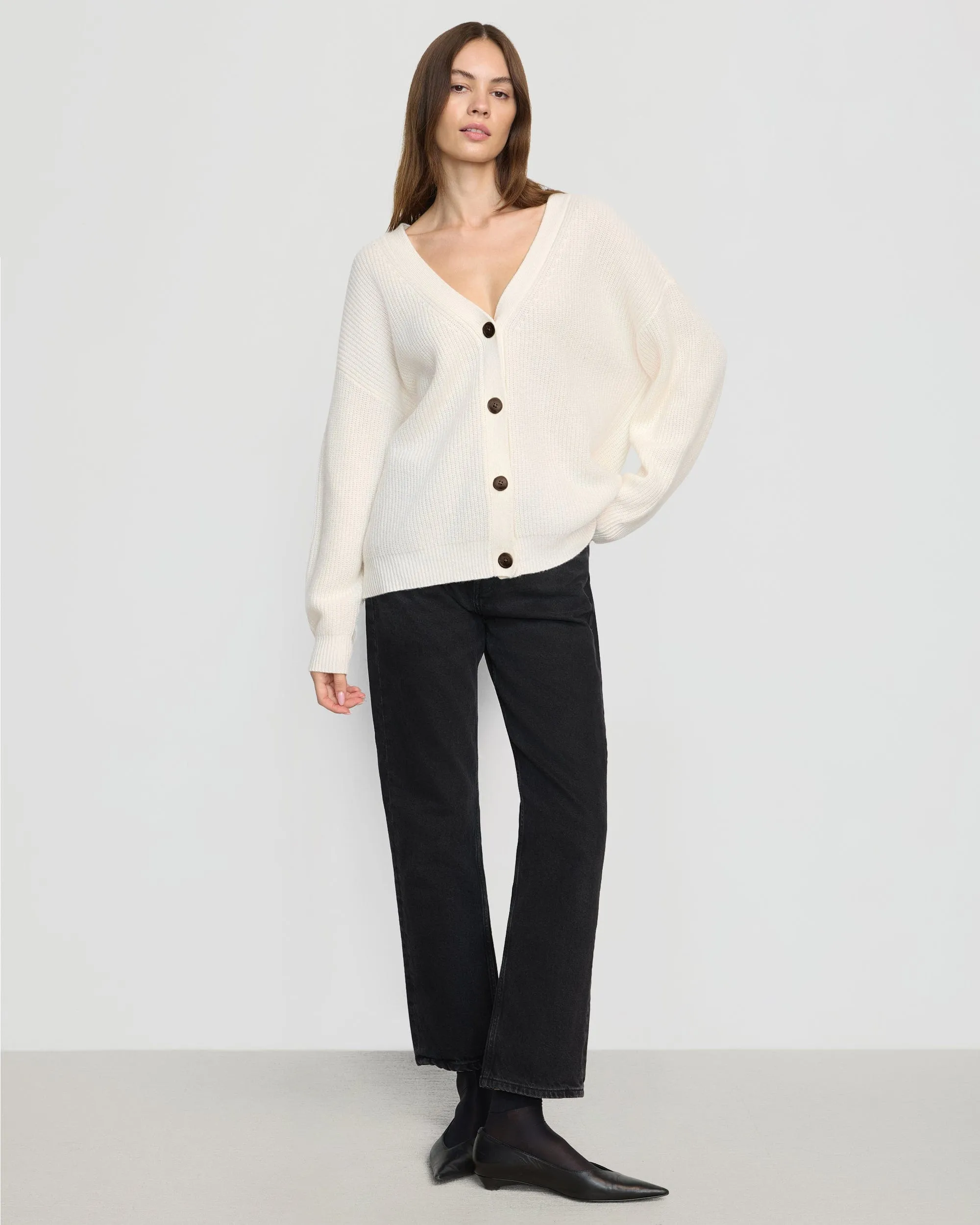 Winter Ready Look Comfy Feel Ola Oversized Cashmere Cardigan