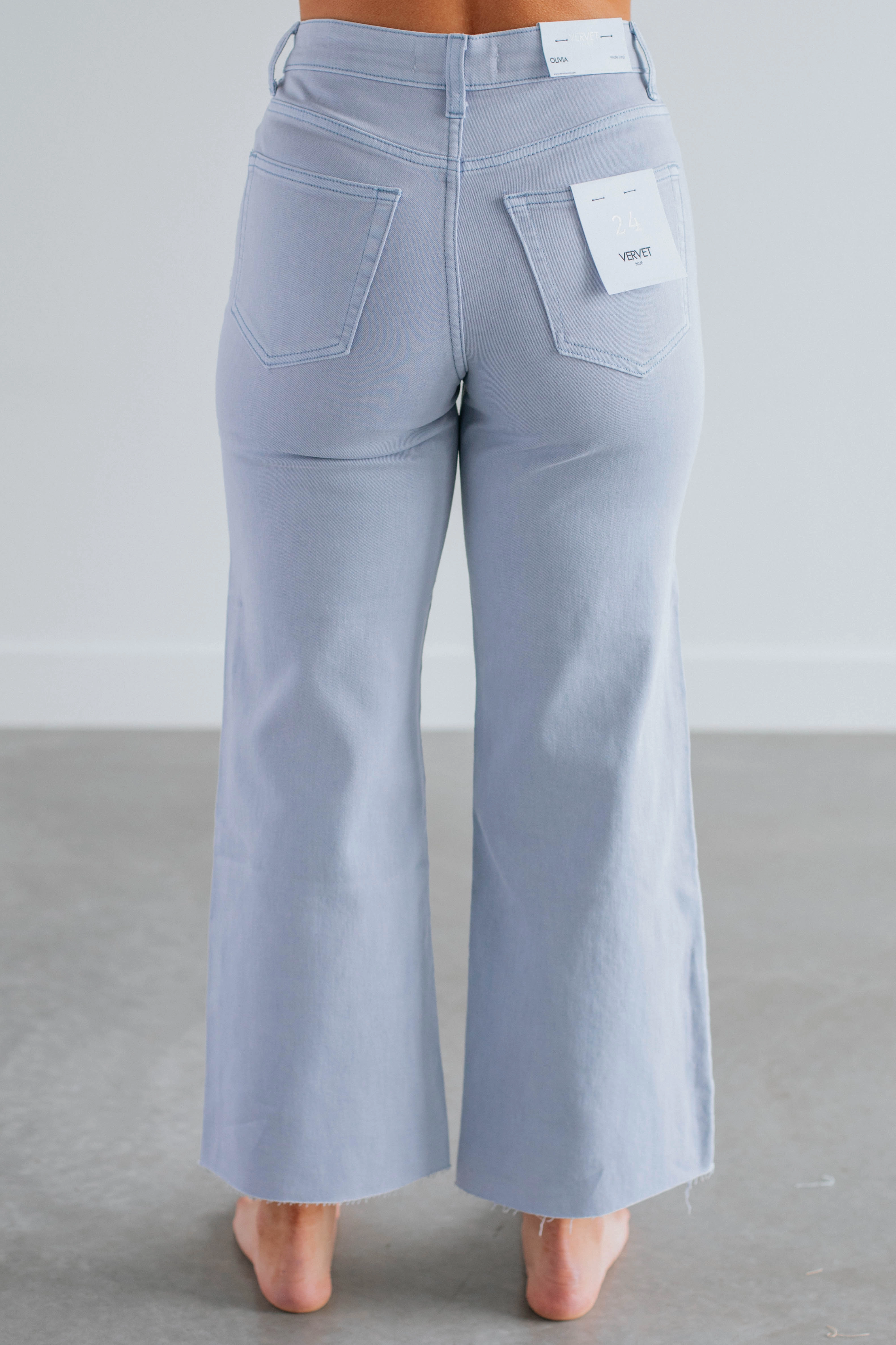 Smooth Road Trip Olivia Vervet Jeans - Powder Blue