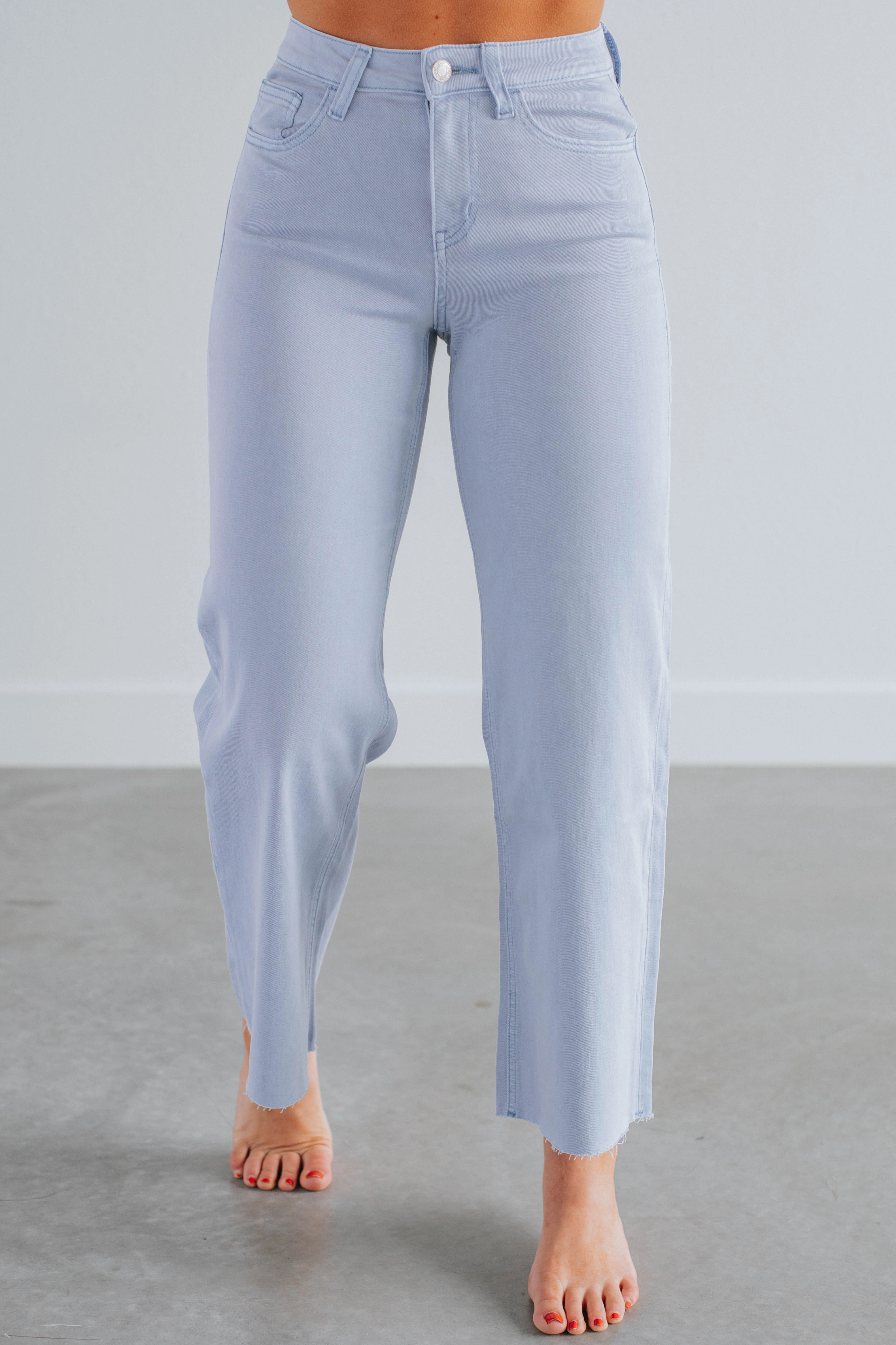 Olivia Vervet Jeans - Powder Blue Outfit Mood Festival Outfit Minimalist Style