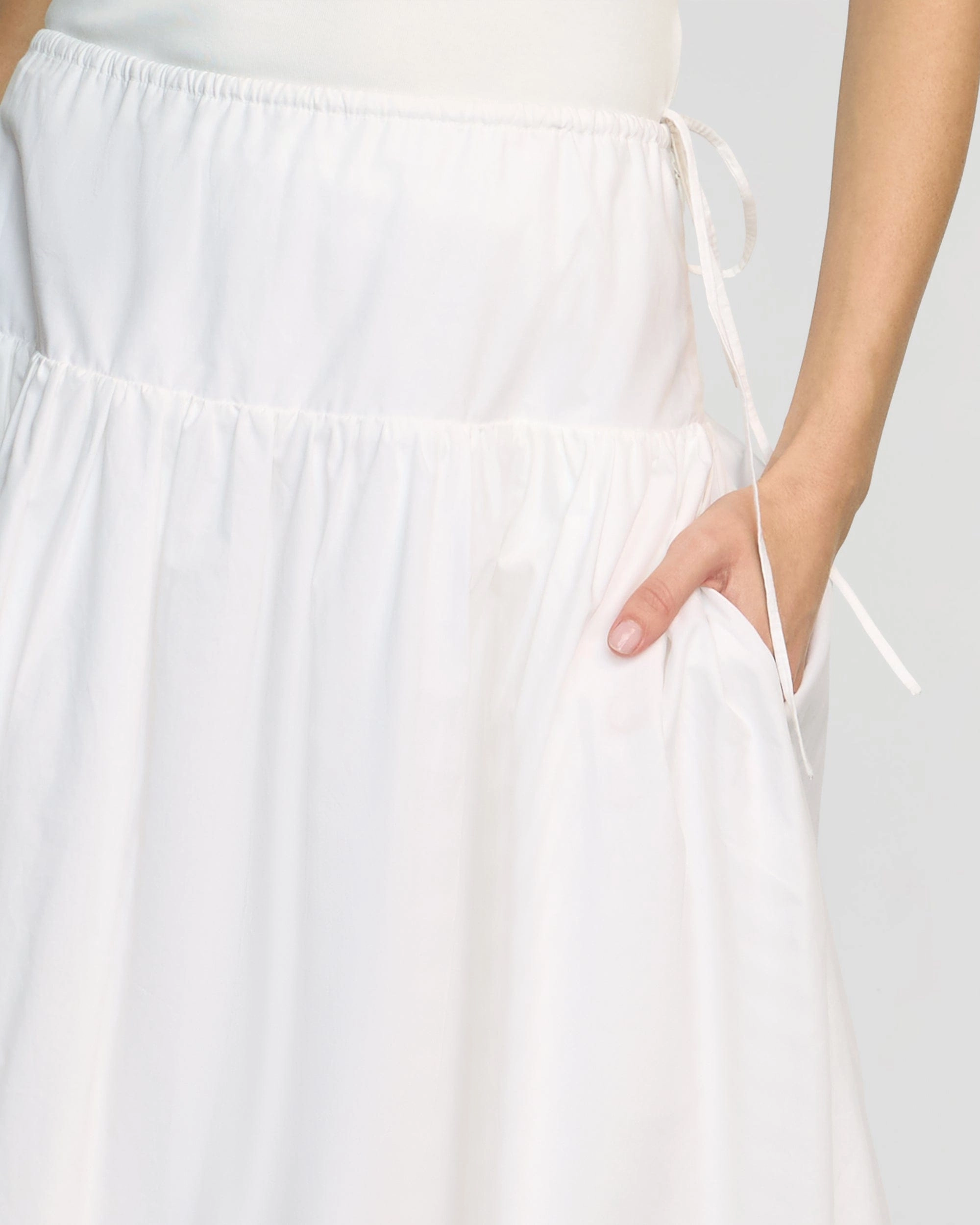 Bao Organic Cotton Drop-Waist Skirt Everyday Look