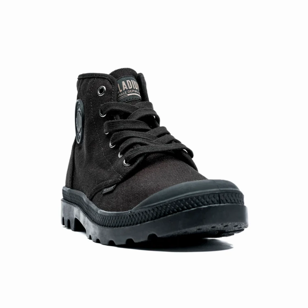 Mid Cut Square Toe Pampa Hi Boot in Black from Palladium