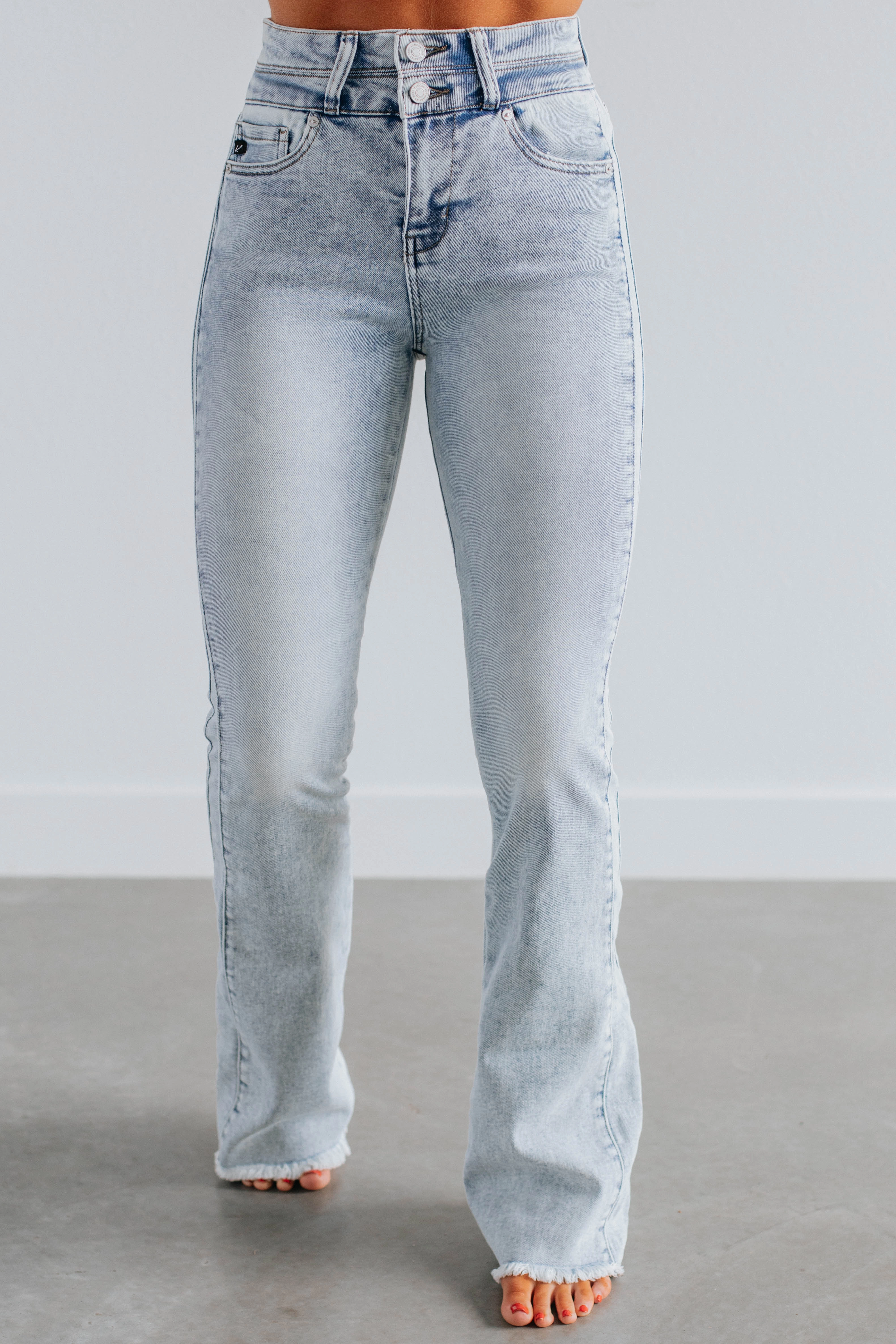 Orlando KanCan Bootcut Jeans - Light Wash Trendy High Quality Spring Mood Elegant City Walk