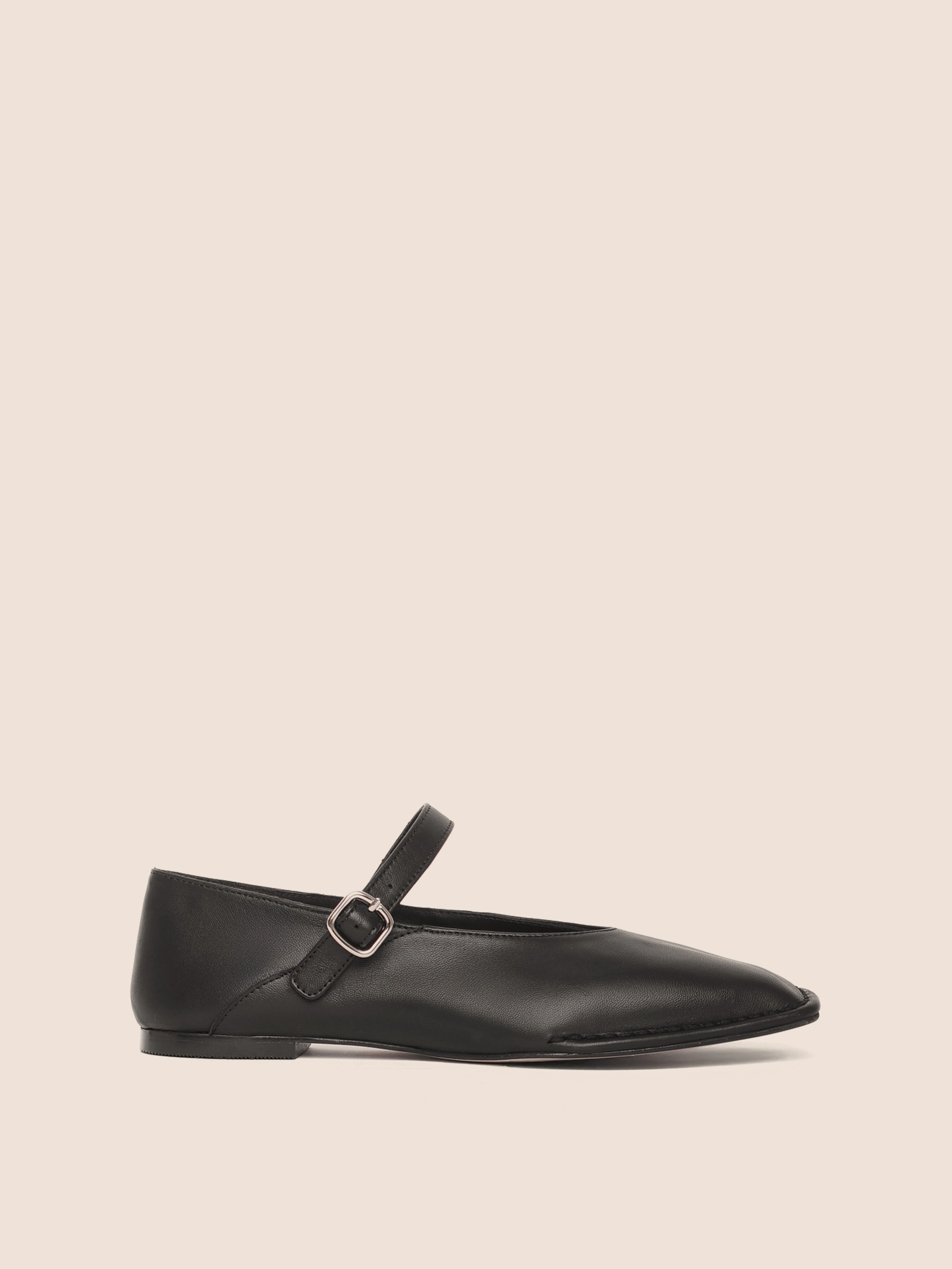 Comfortable Walking Flats Perfect Cushion Osuna Black Ballerina