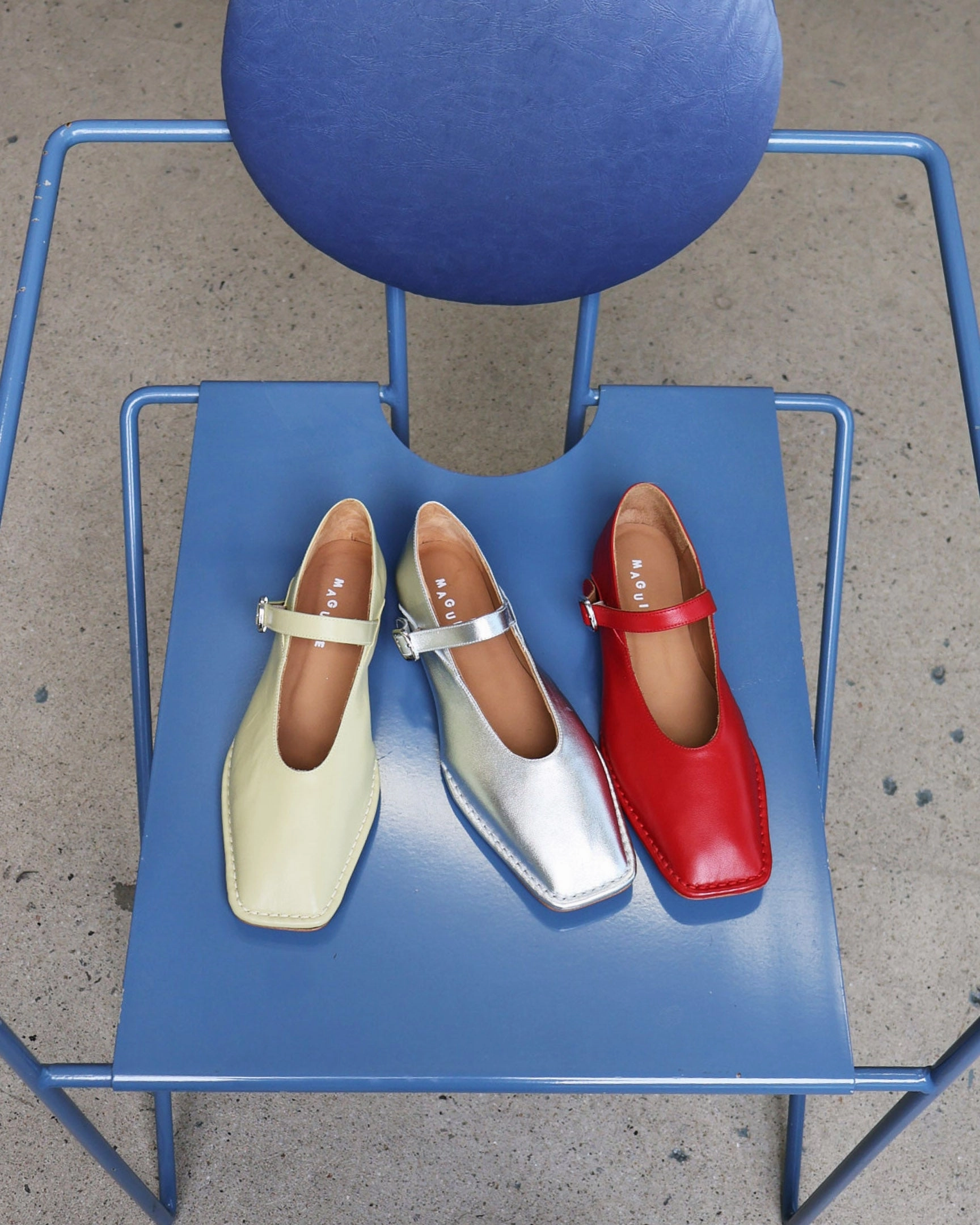 Perfect Walk Peep Toe Osuna Pistachio Ballerina