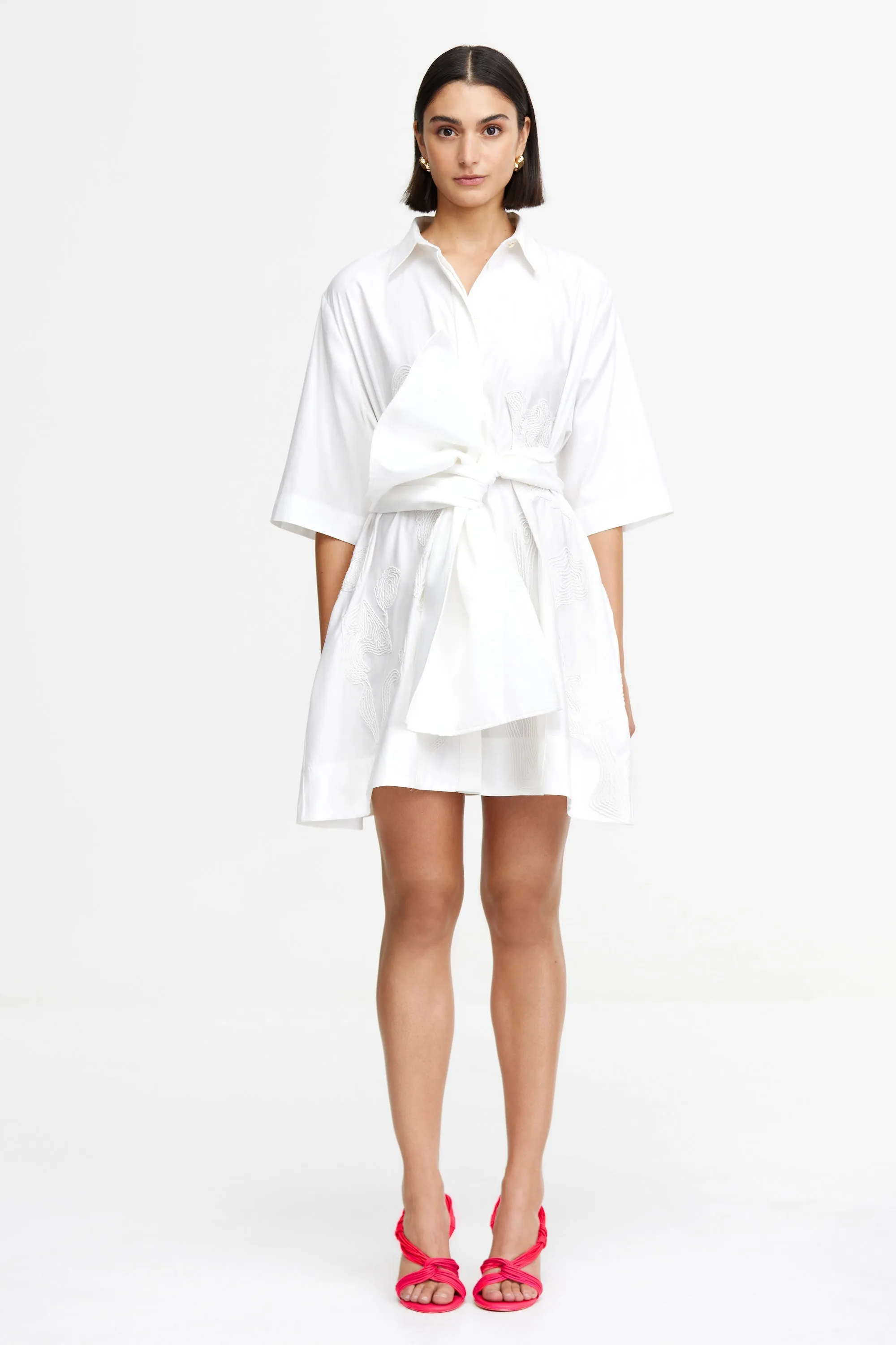 OTTERFORD MINI DRESS Mature Glam Summer Ease