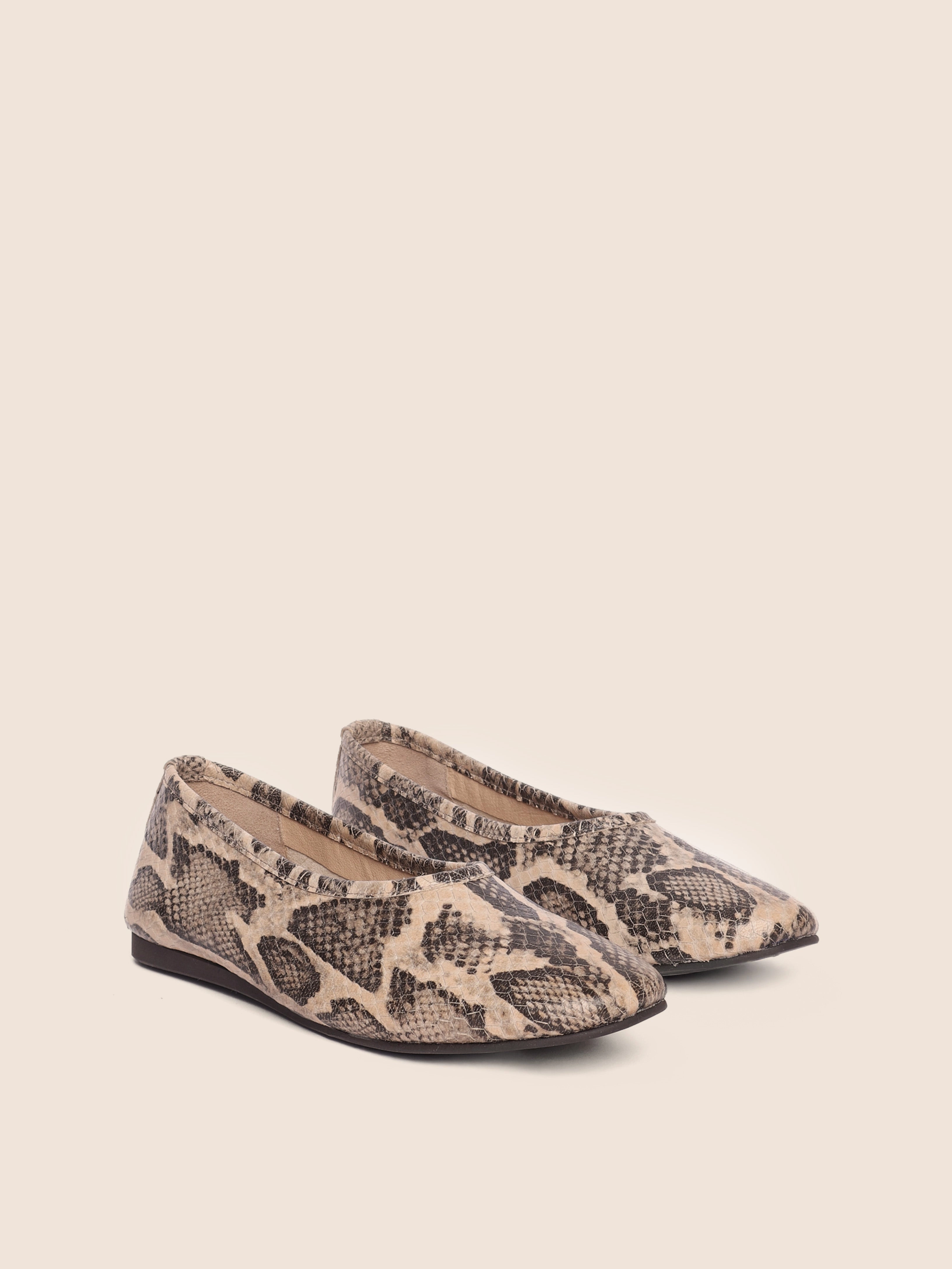 Slip On Durable Flats Trofa Snake Ballerina