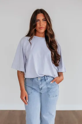 Business Meeting Skylen Oversized Tee - Lavender