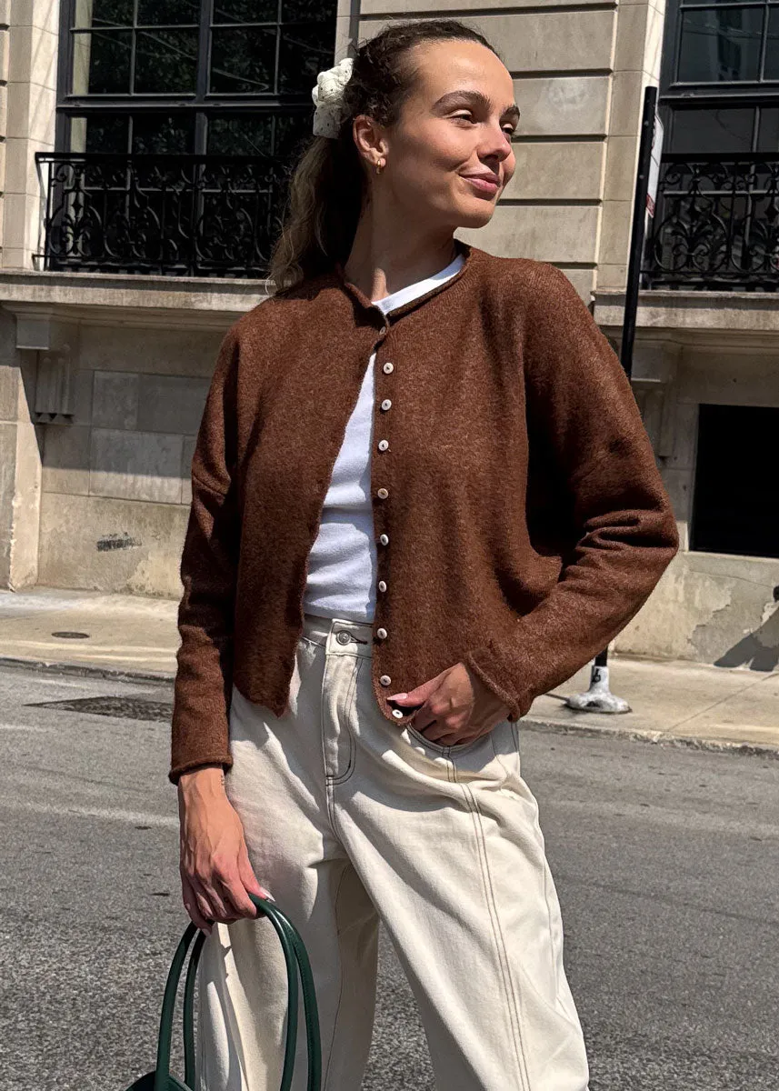 Piper Cardigan - Brown Cozy Style All Day Softness