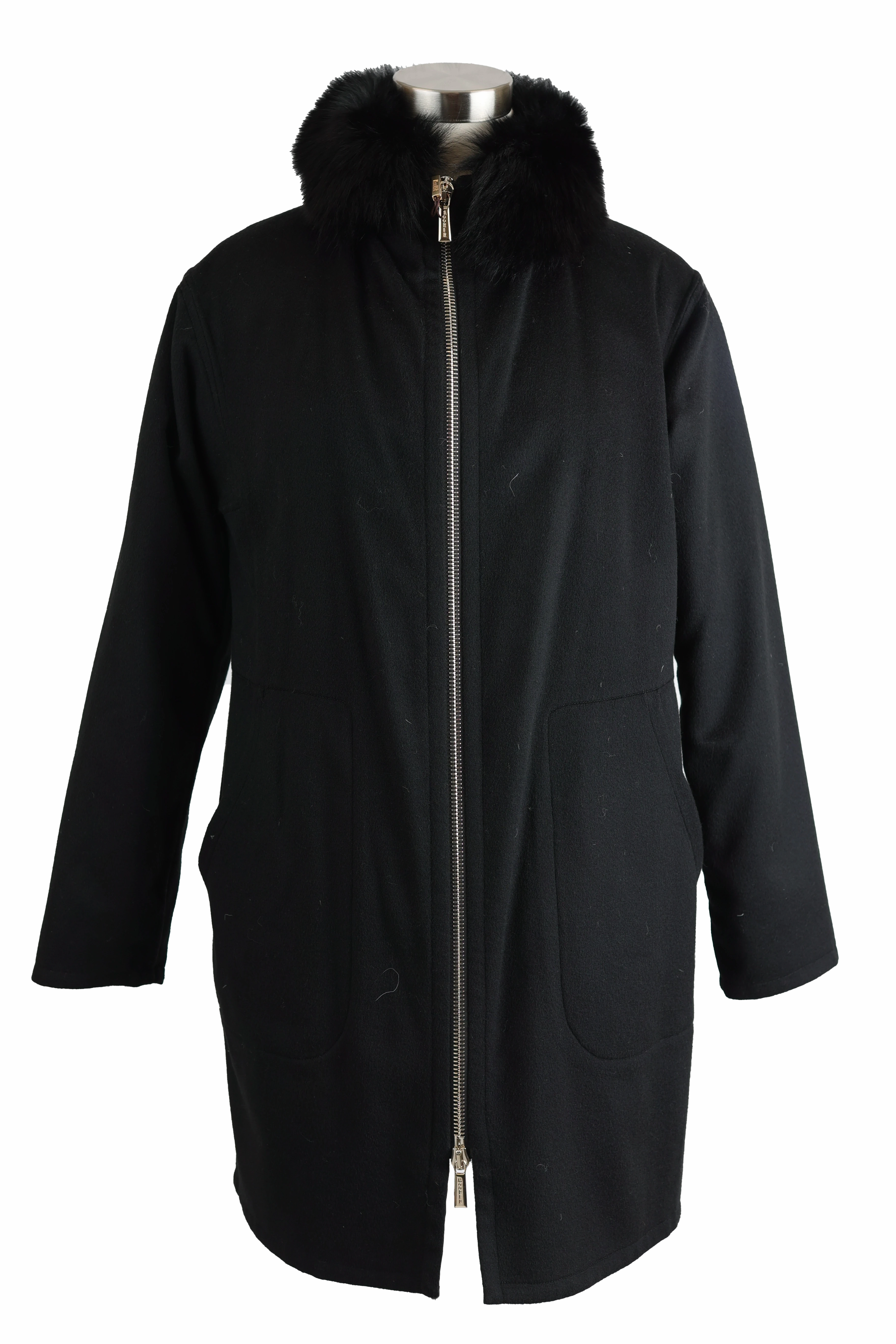 Pirite 2 in 1 Wool-Cashmere Dress Coat W/ Down Insert Multi Pocket System