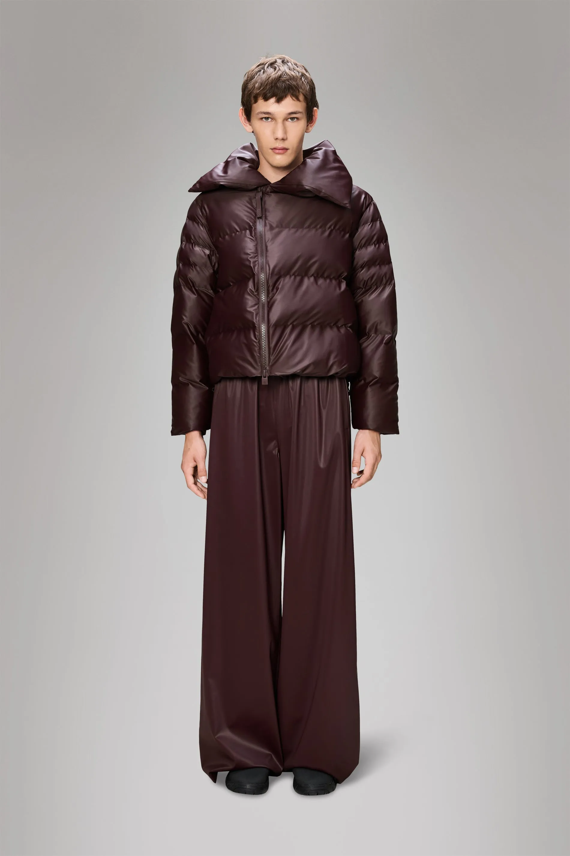 Alta Vision Short Puffer Jacket Layered Look