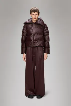 Alta Vision Short Puffer Jacket Cotton Twill DetachableLining