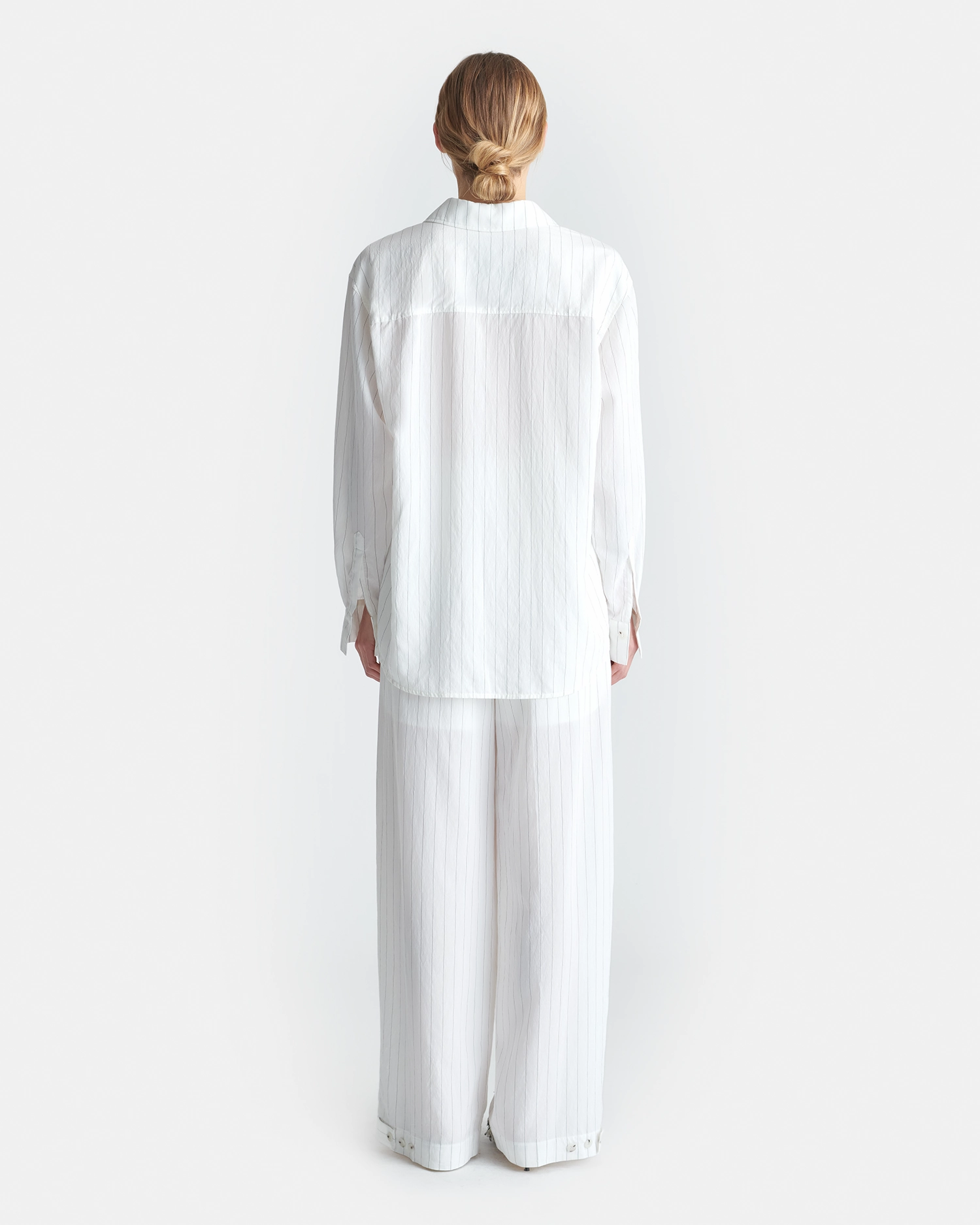 Essential Wardrobe Fryda - Striped Shirt - White