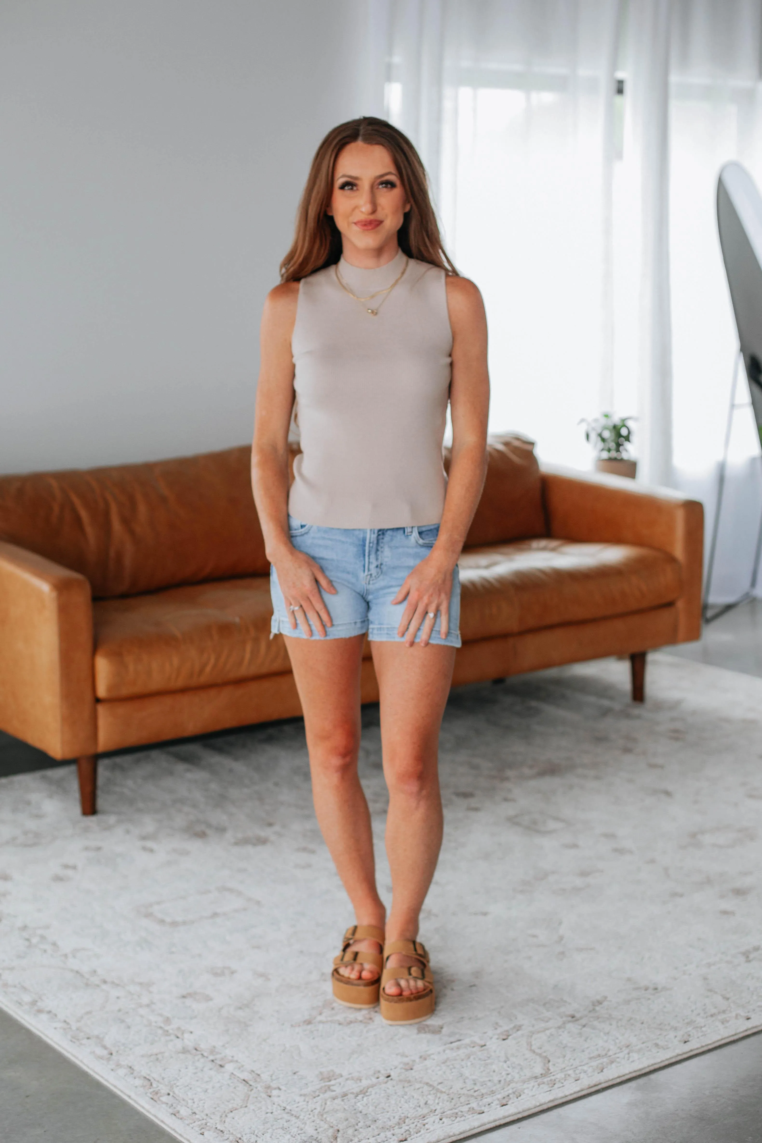 Powell Knit Tank - Natural single purpose day operation