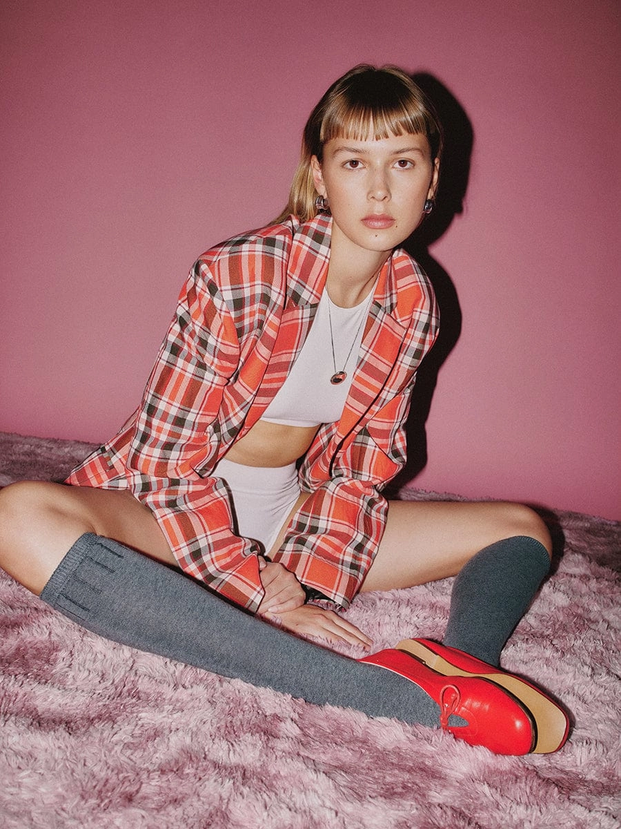 Prato Lipstick Ballerina School Day supportive shoes