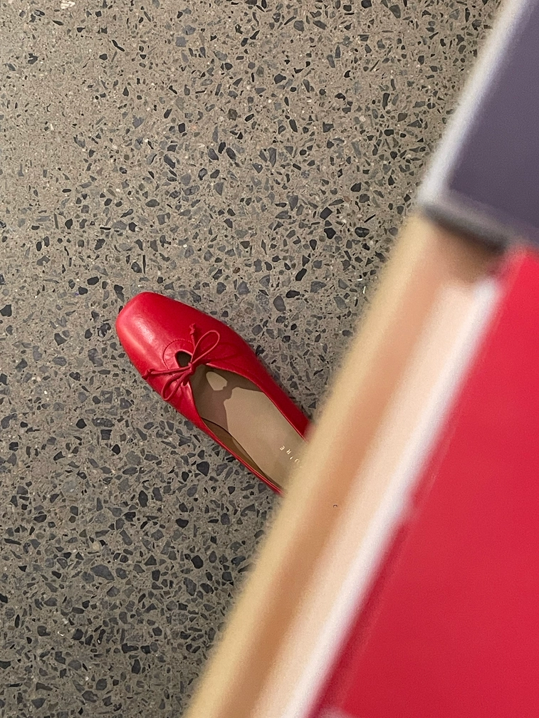 Supportive sole Prato Lipstick Ballerina