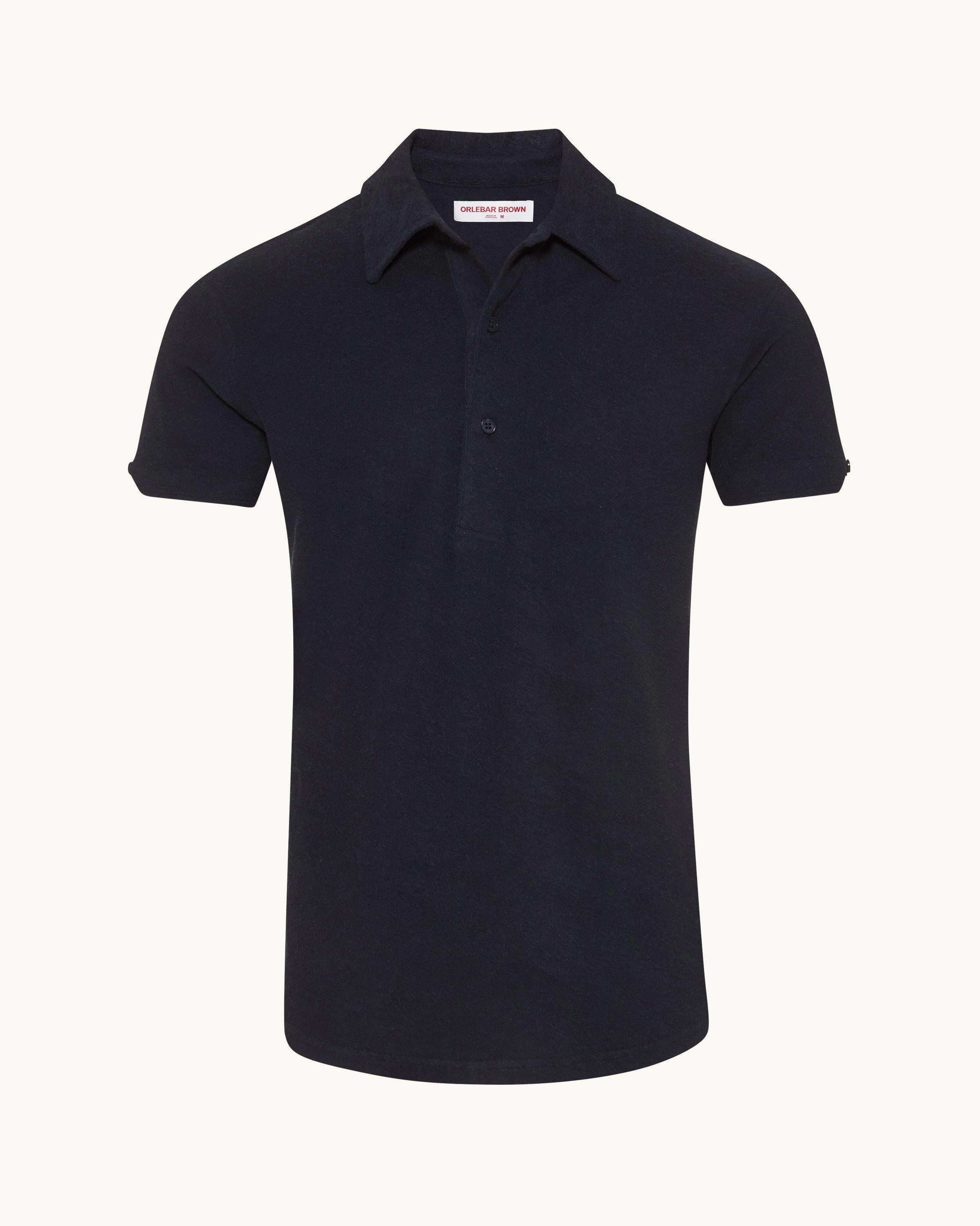 Fashionable Shirt Ventilated Side Gussets Sebastian  Towelling