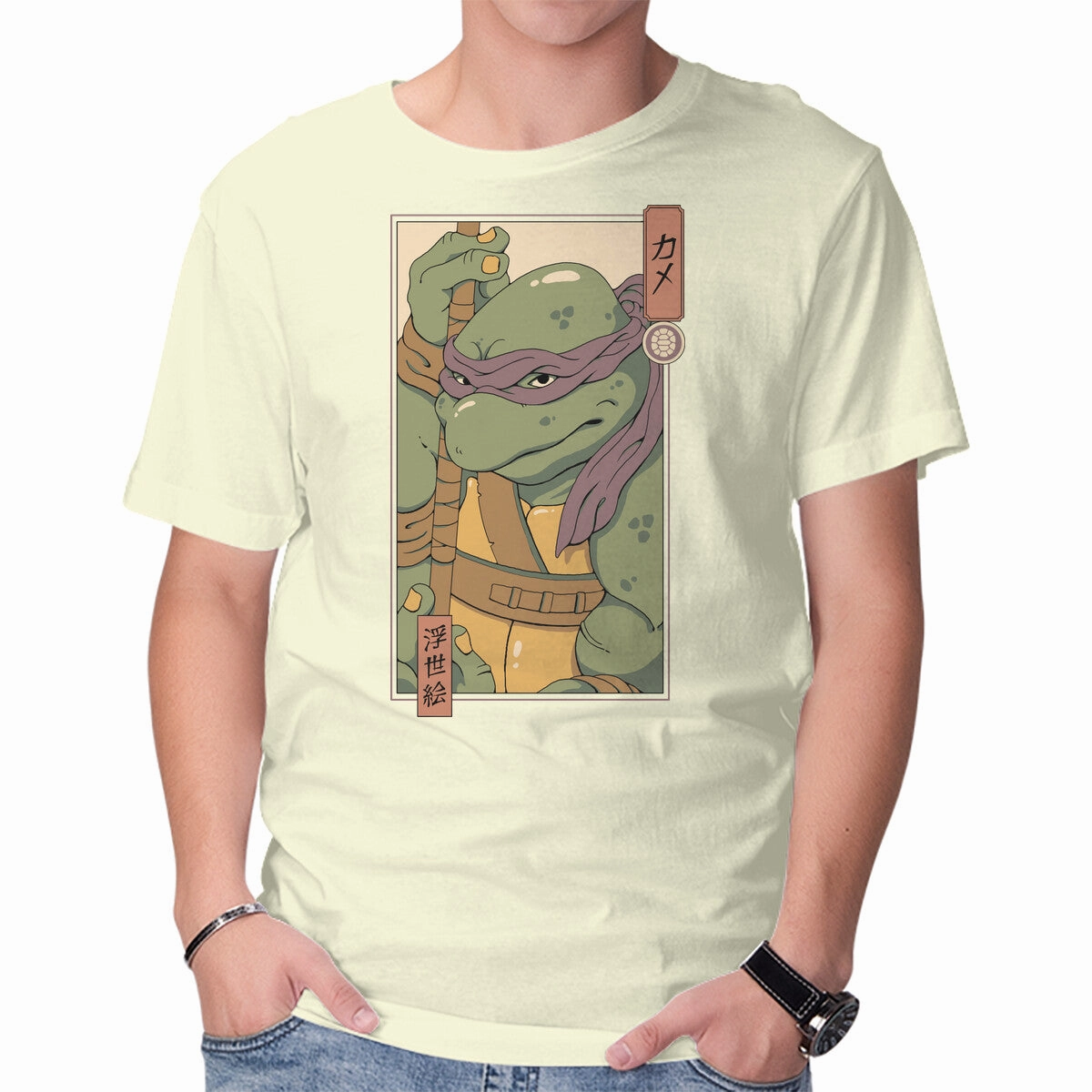 Purple Kame Ninja DoubleStitchedHem Versatile Wearable