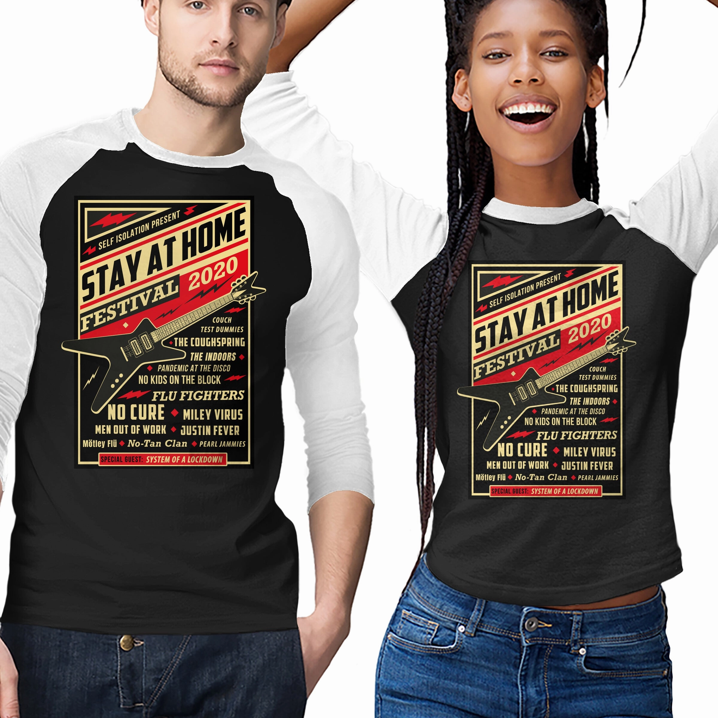 Quarantine Festival Raw Edge Hem Relaxed Movement