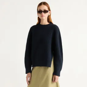 Tate Organic Cotton Side-Zip Sweater Relaxed Wearable