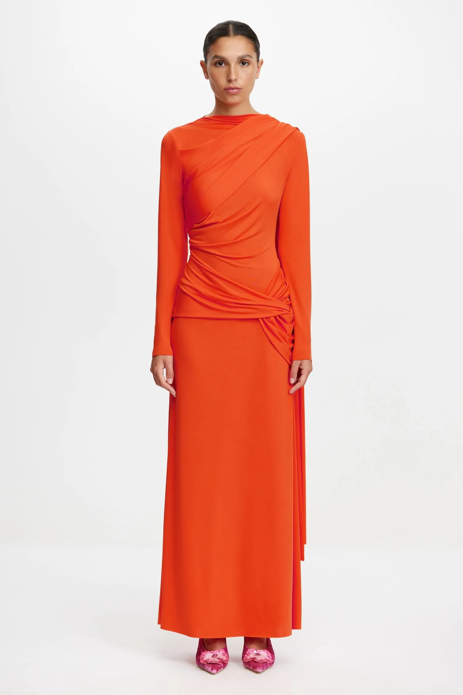 CATHERINSON MAXI DRESS Cotton Skin Smile Soft