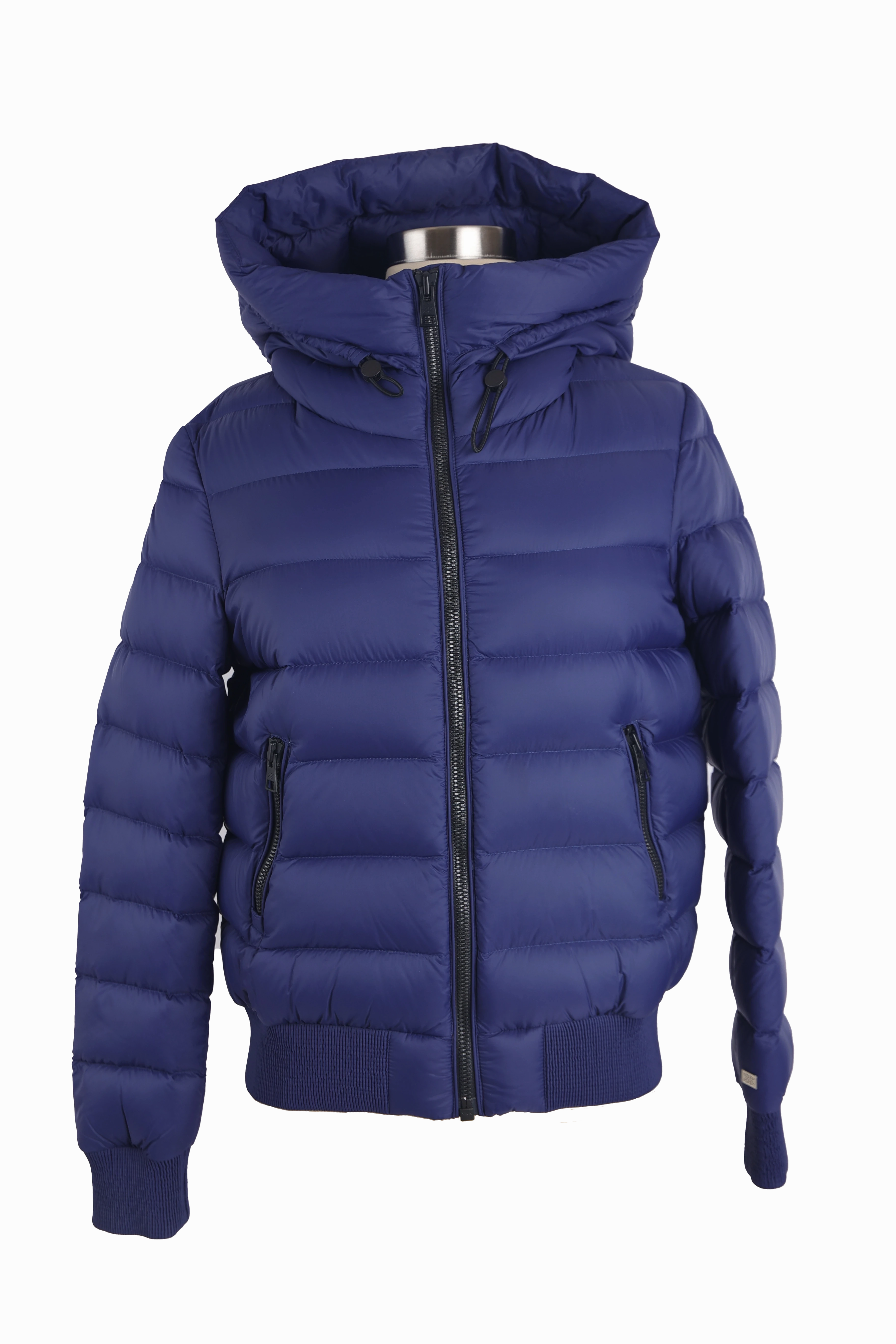 Quilted Down Puffer Bomber Cold Day Look