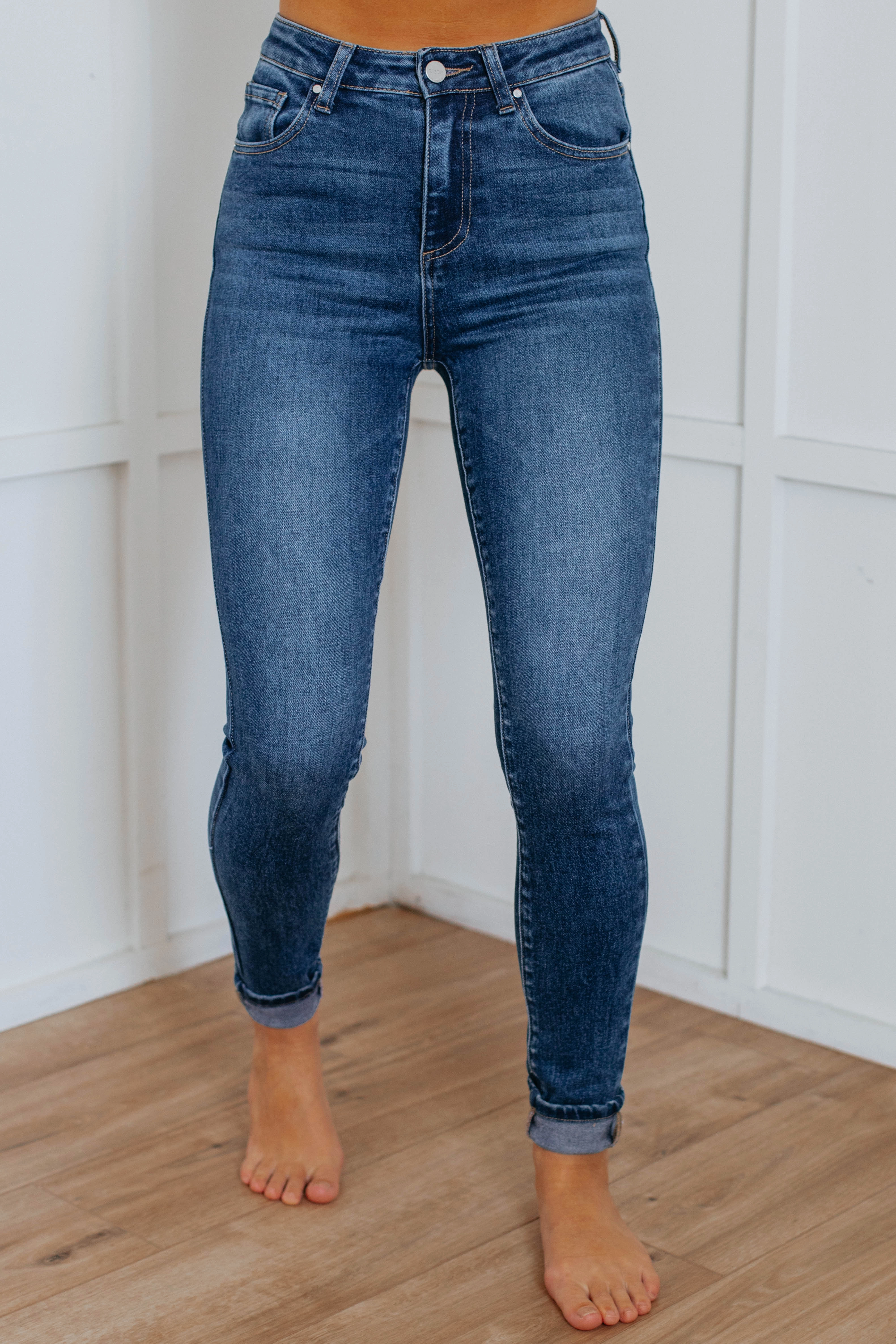 elastic waistband Winter Warmth Professional Wear Raelyn Risen Jeans