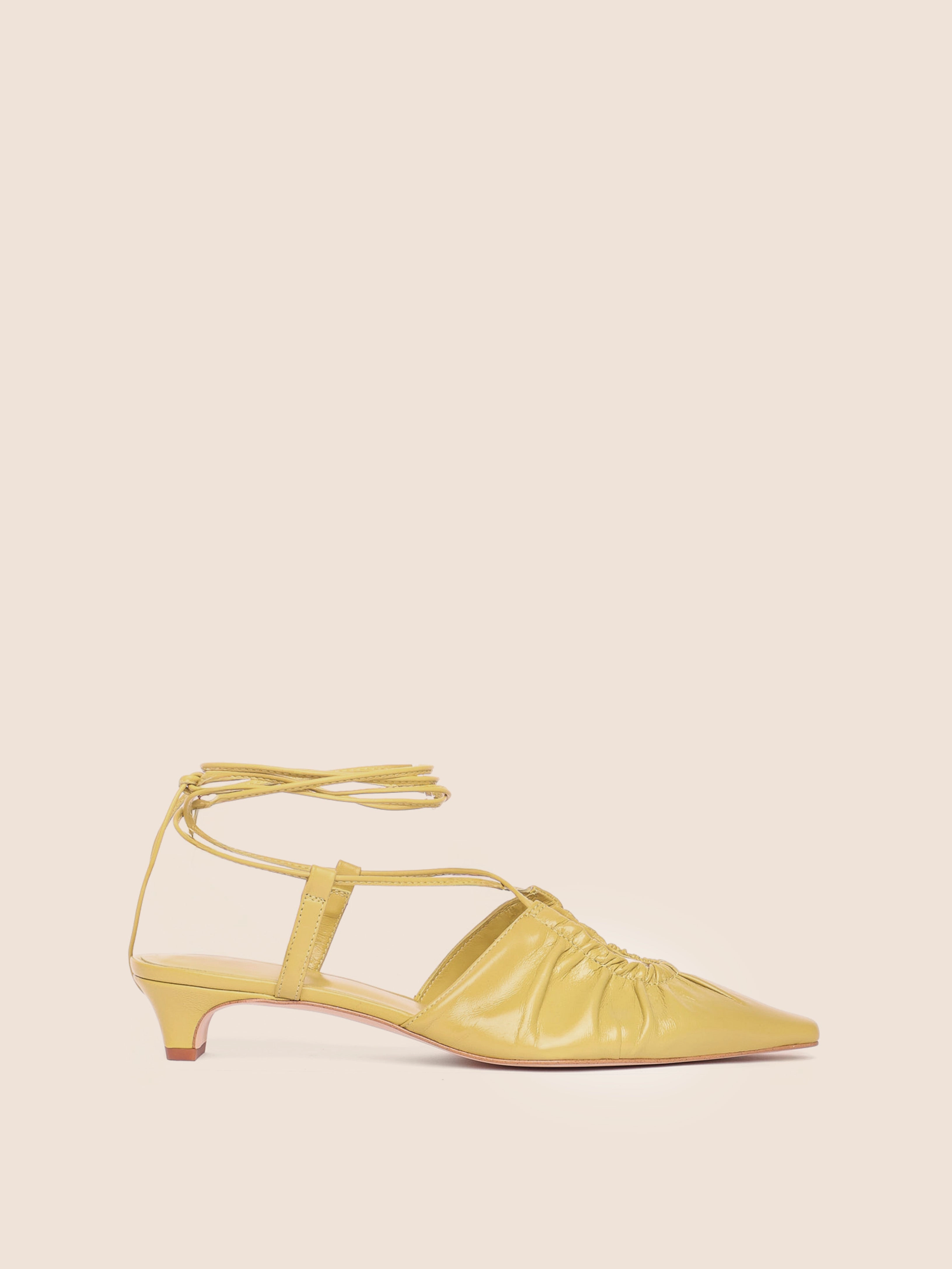 Bold Glam Rafael Acid Green Pump