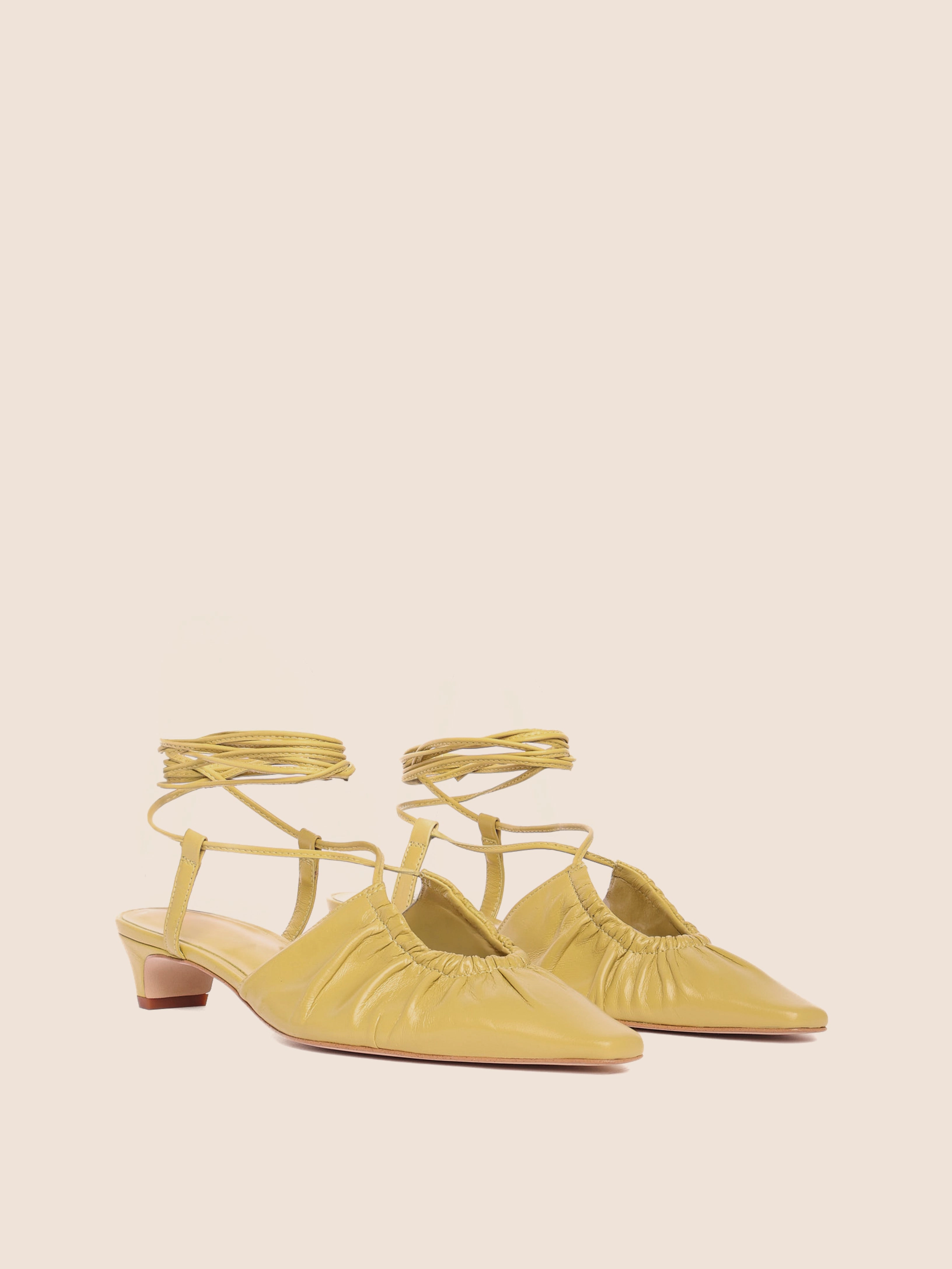 Statement Footwear Trendy Shoes Rafael Acid Green Pump