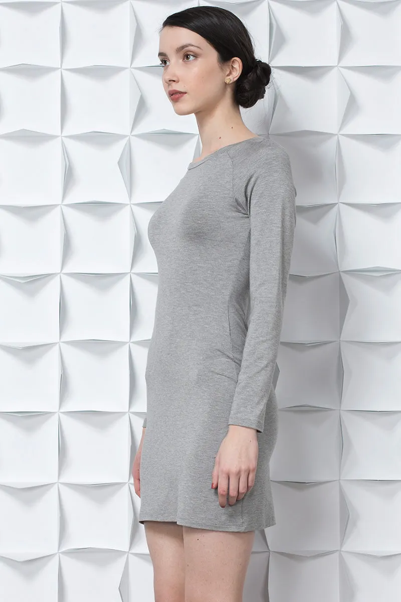 urban vibe Versatile occasion dress Raglan Long Sleeve Dress