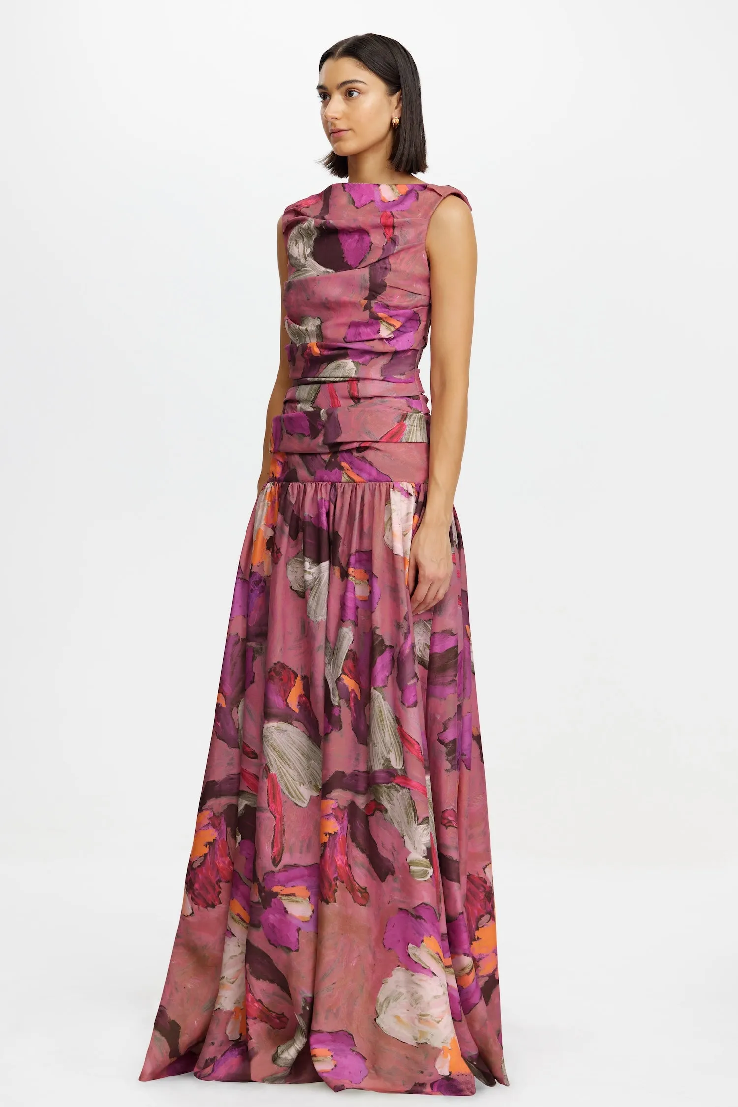 Dreamy Texture READYHAM MAXI DRESS