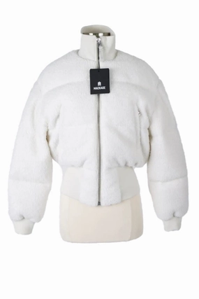 Reagan Faux Fur Puffer Jacket Elastic cuffs