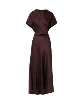 Redgrave Silk Midi Dress Subtle Mood