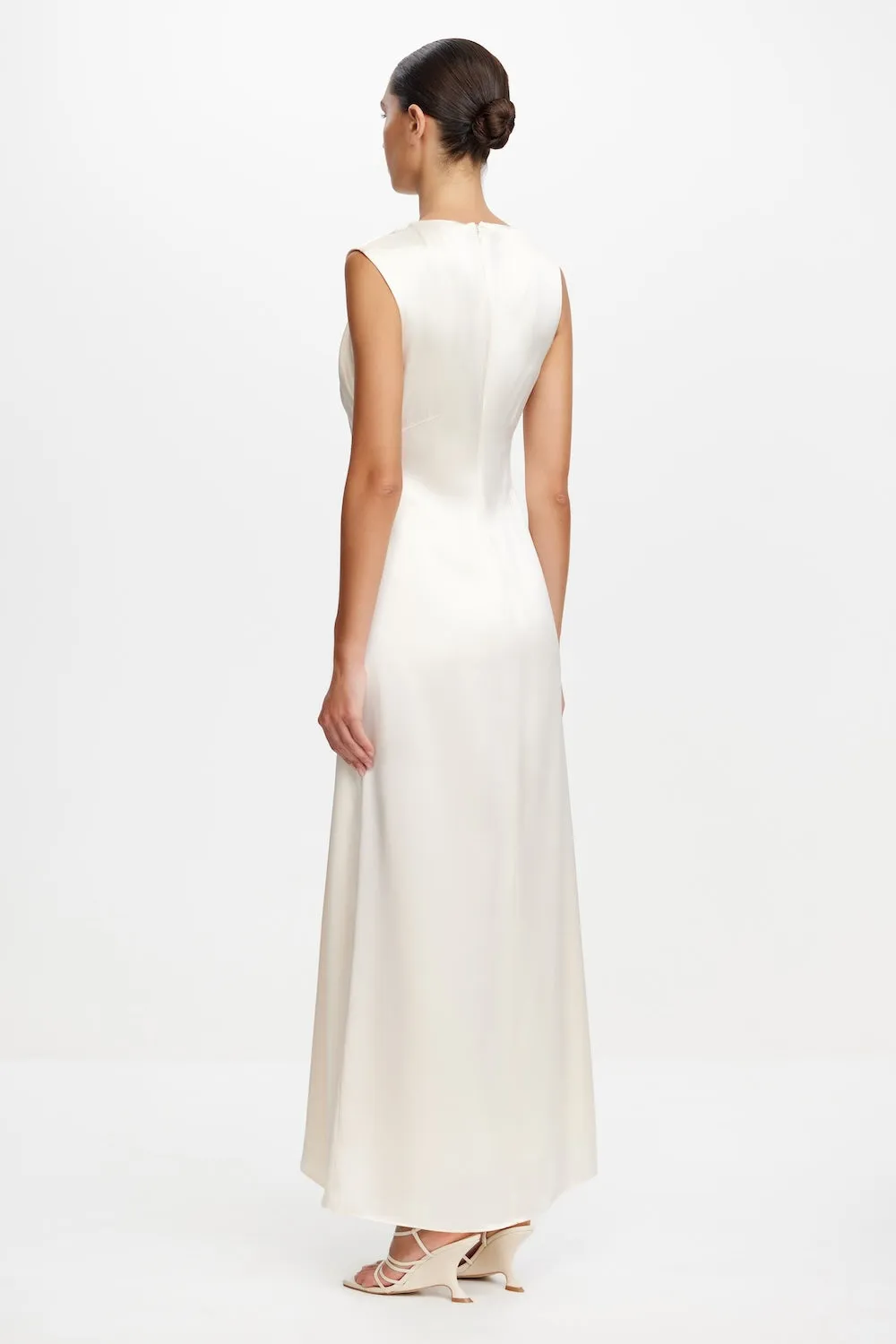 Balloon-Sleeve REDMAN MAXI DRESS